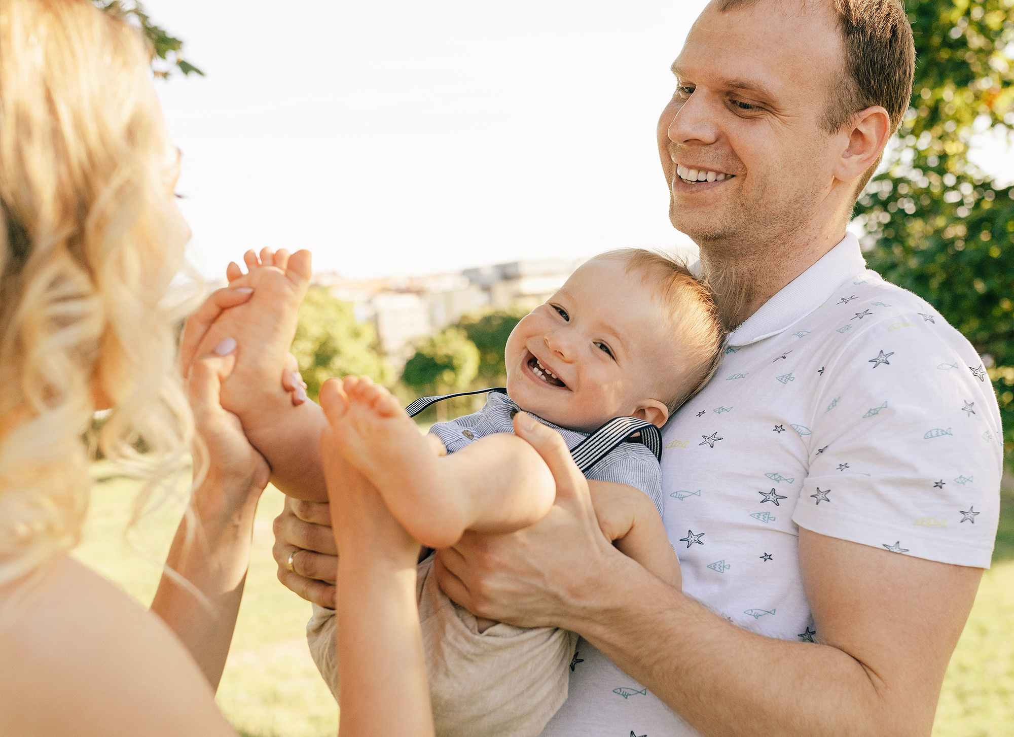 Тимофею 1 годик. Rodinný a svatební fotograf v Praze