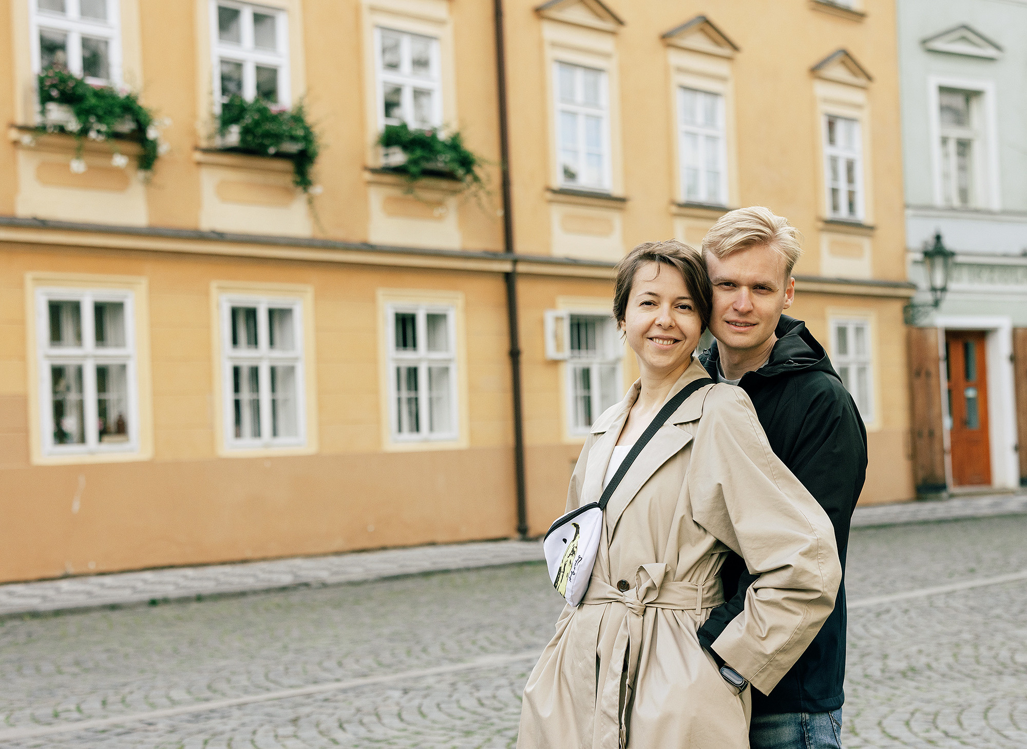 Вика и Женя в Праге. Family and wedding photographer in Prague Natalia Fedori