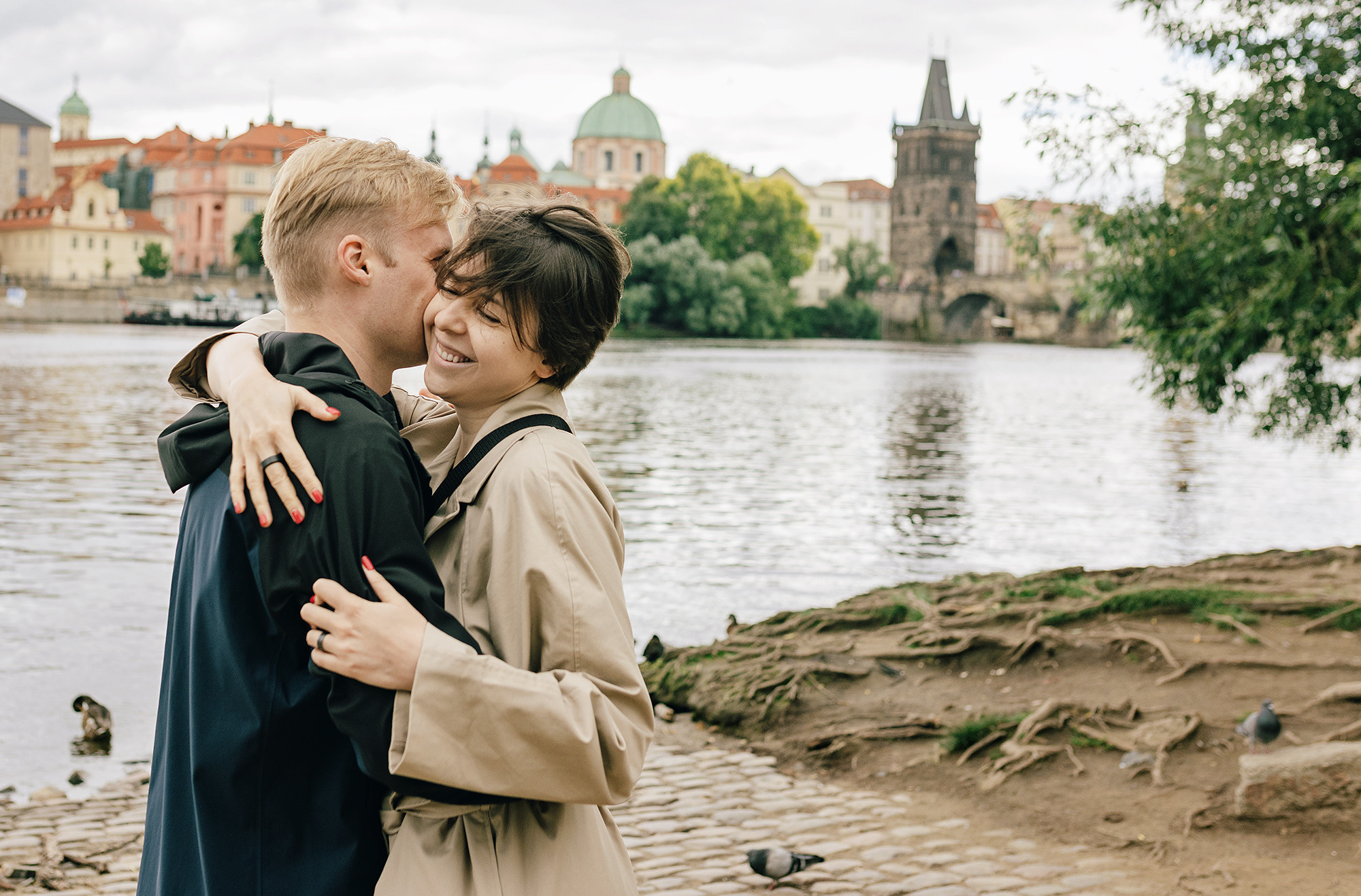 Вика и Женя в Праге. Family and wedding photographer in Prague Natalia Fedori