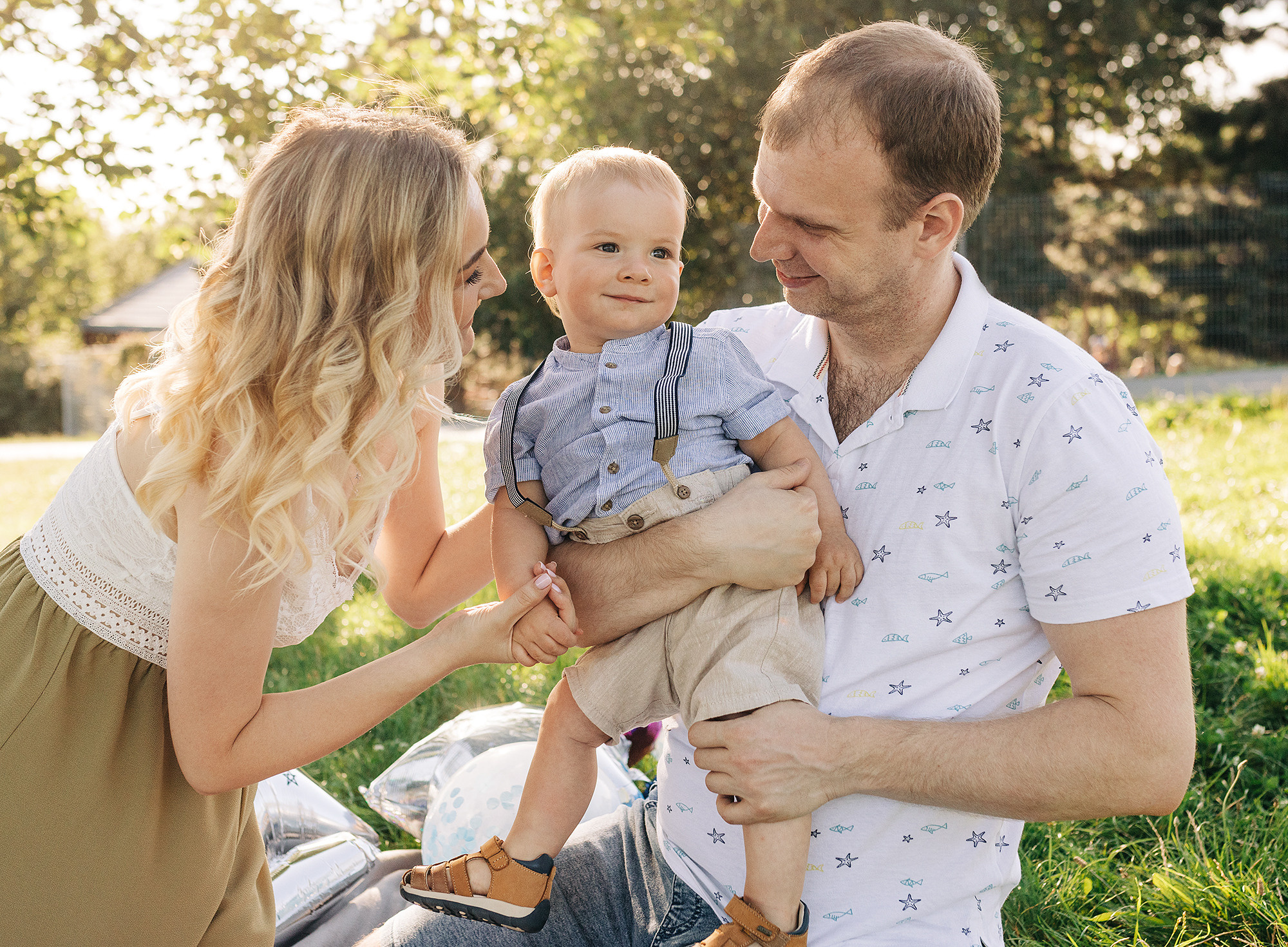 Тимофею 1 годик. Rodinný a svatební fotograf v Praze