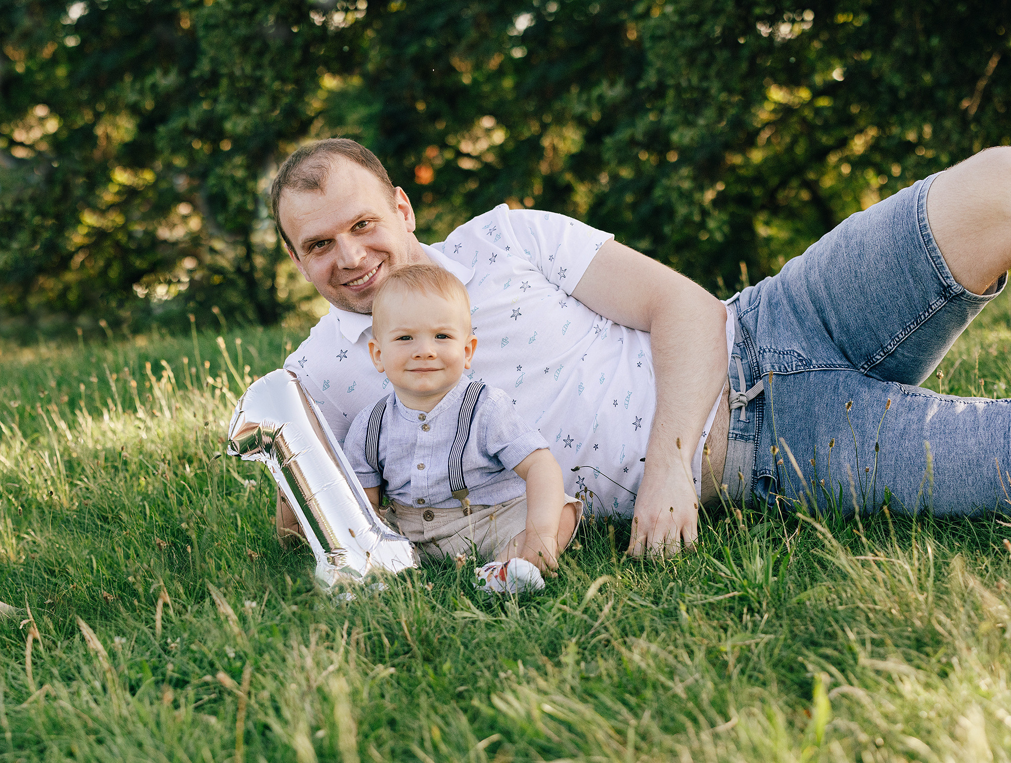 Тимофею 1 годик. Rodinný a svatební fotograf v Praze