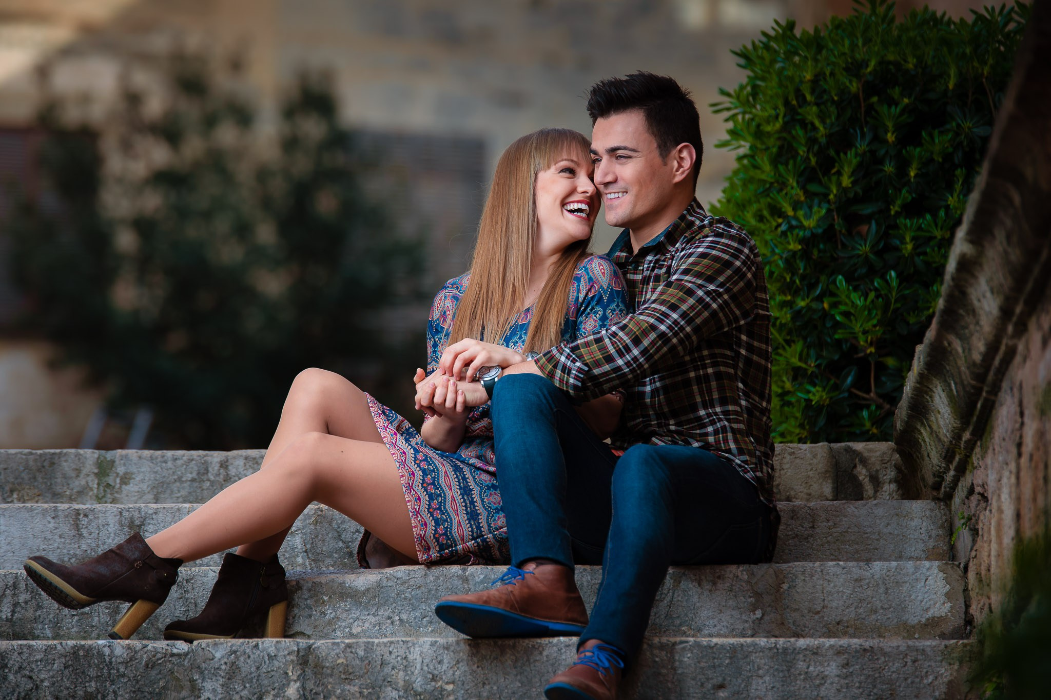 Cute photo session in old town Palma streets