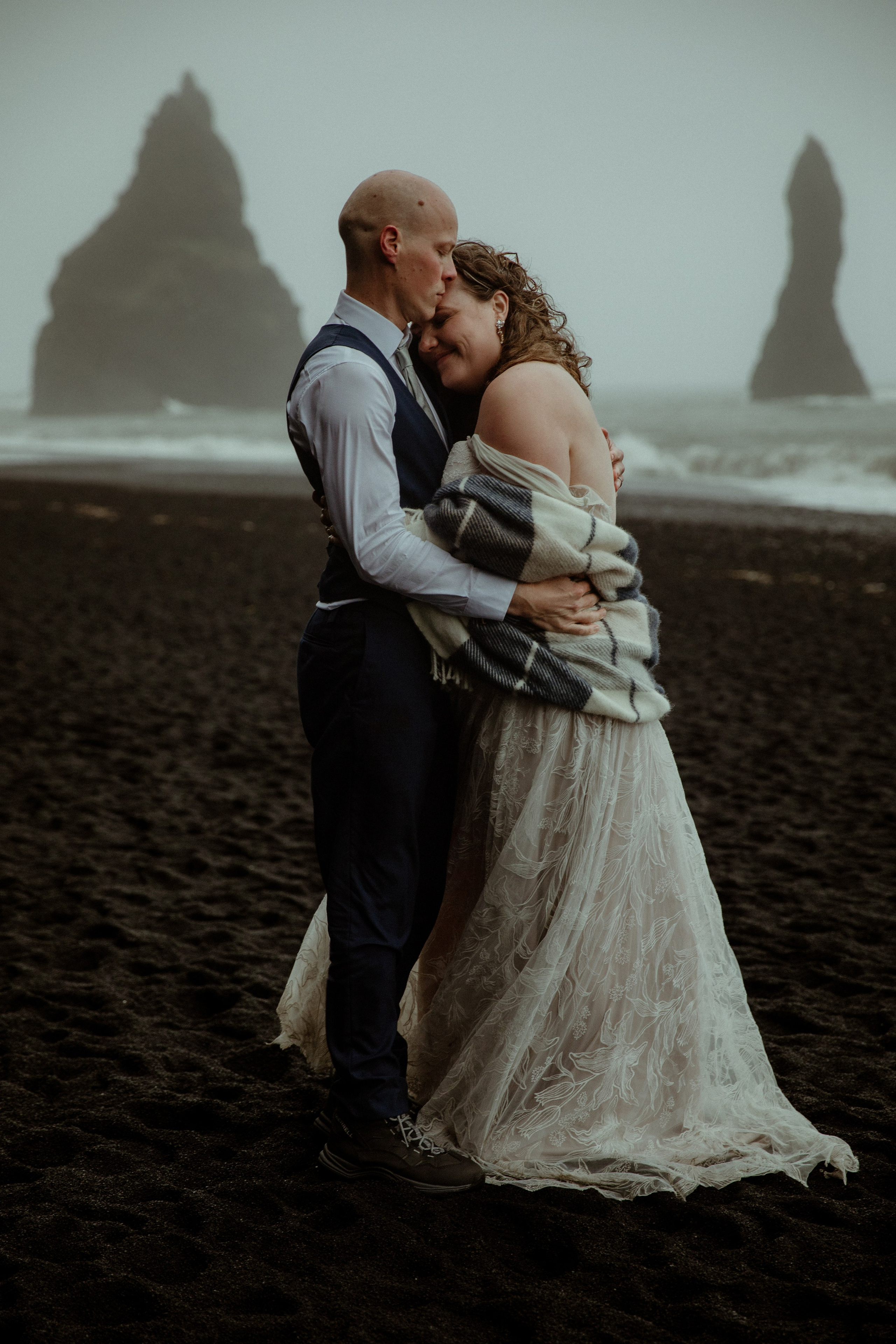 Iceland Elopement at Black Sand Beach. Iceland elopement photo and video | Nikolaichik Photo