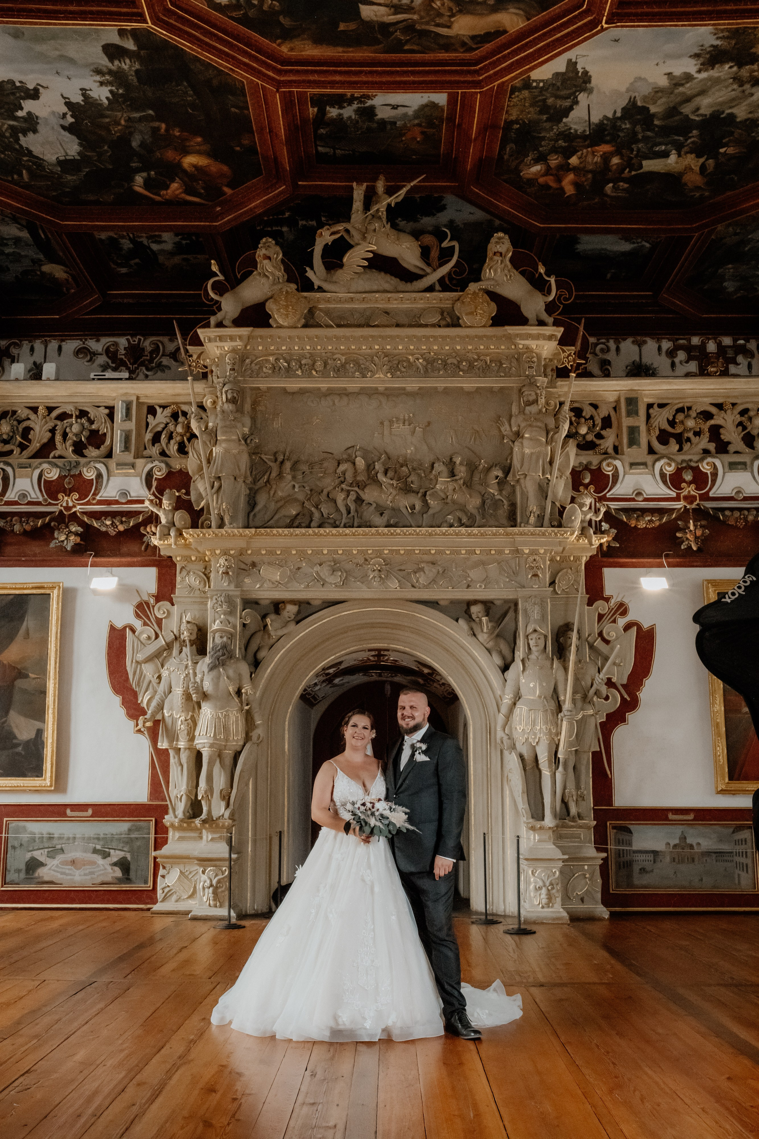schloss Weikersheim Hochzeit Brautpaar