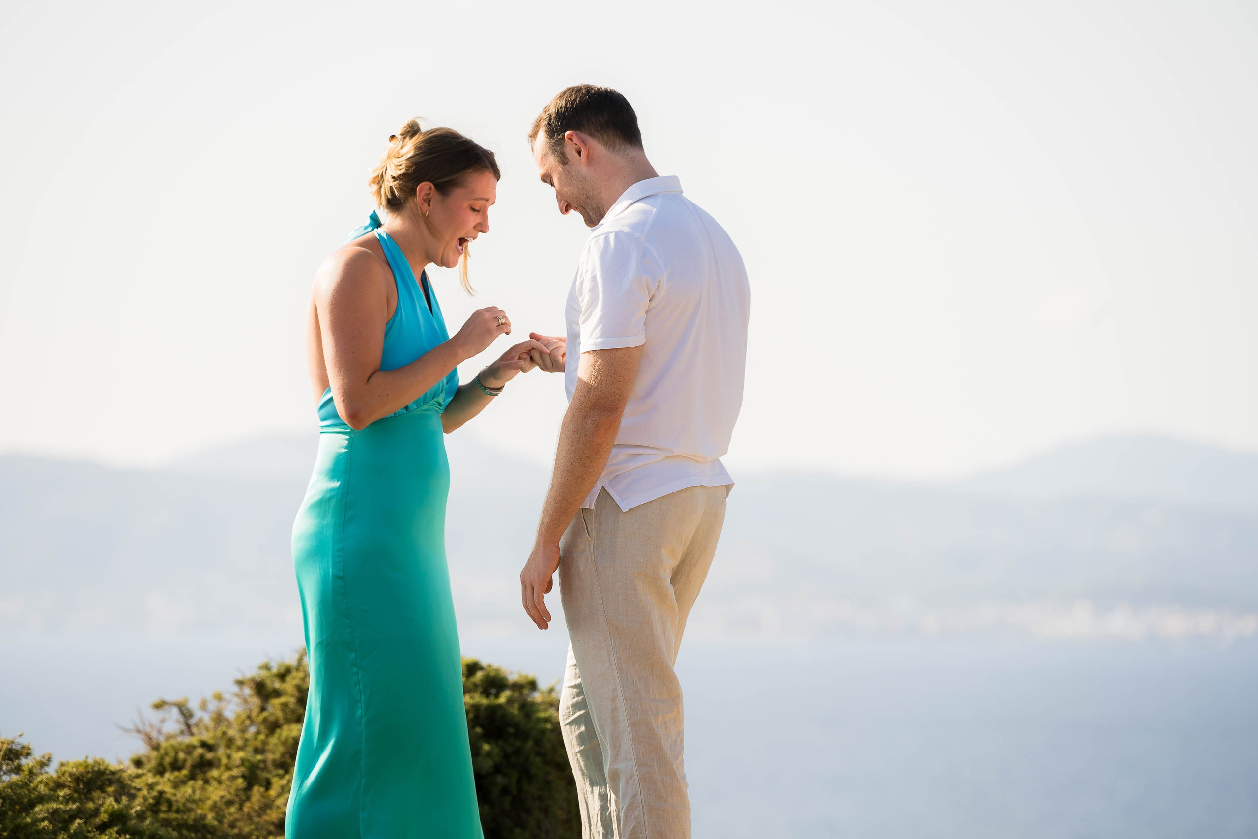 Wedding Proposal at Cap Rocat venue. Mallorca Wedding, Corporate & Social Photographer