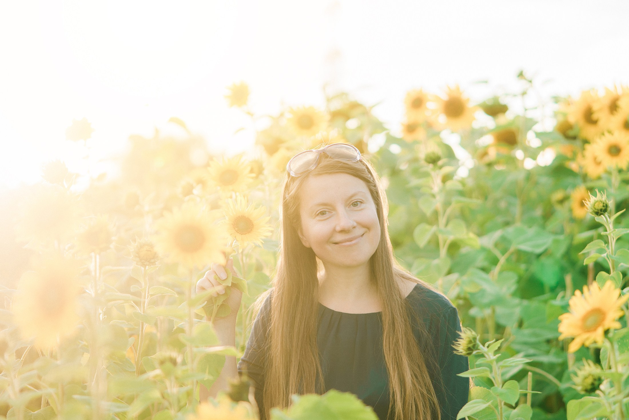 Kuvaukset kirsikkapuistossa