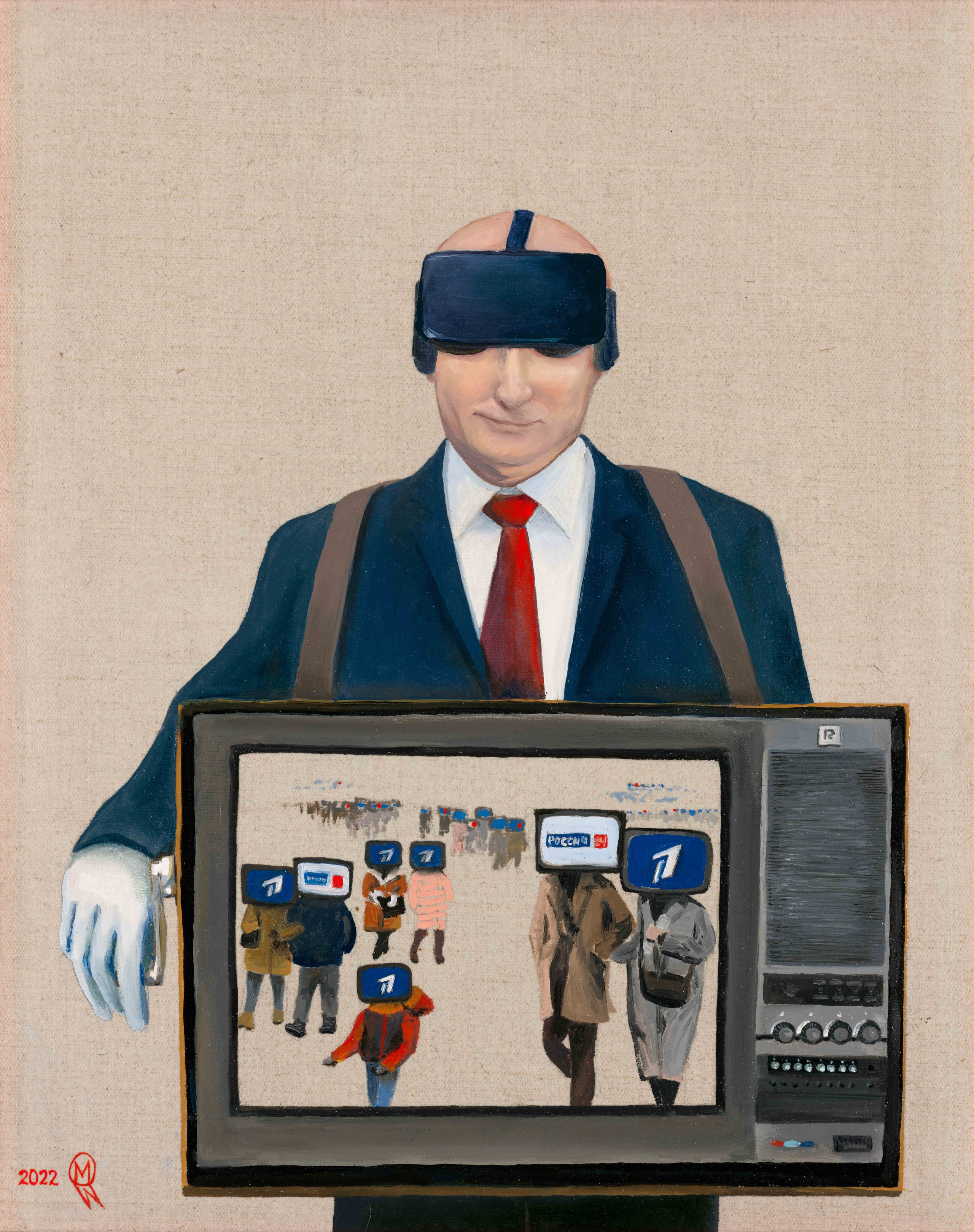 Surrealist artist Mariya Myronova based in Cambridge UK