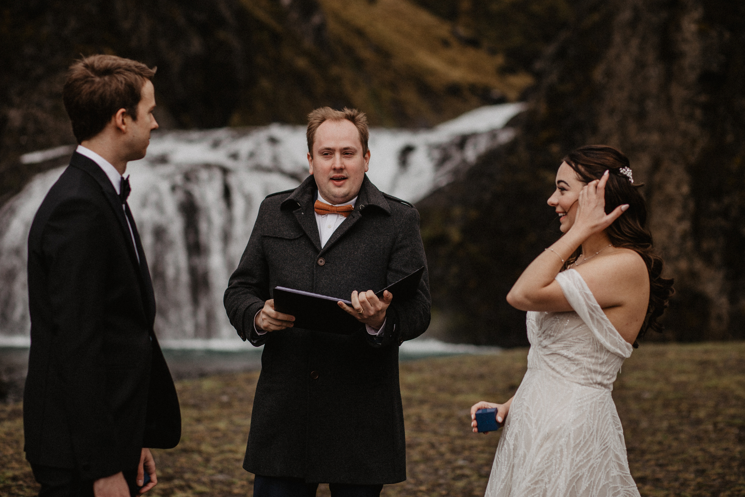 Elopement at secret canyon Iceland and diamond black beach. Iceland elopement photo and video | Nikolaichik Photo