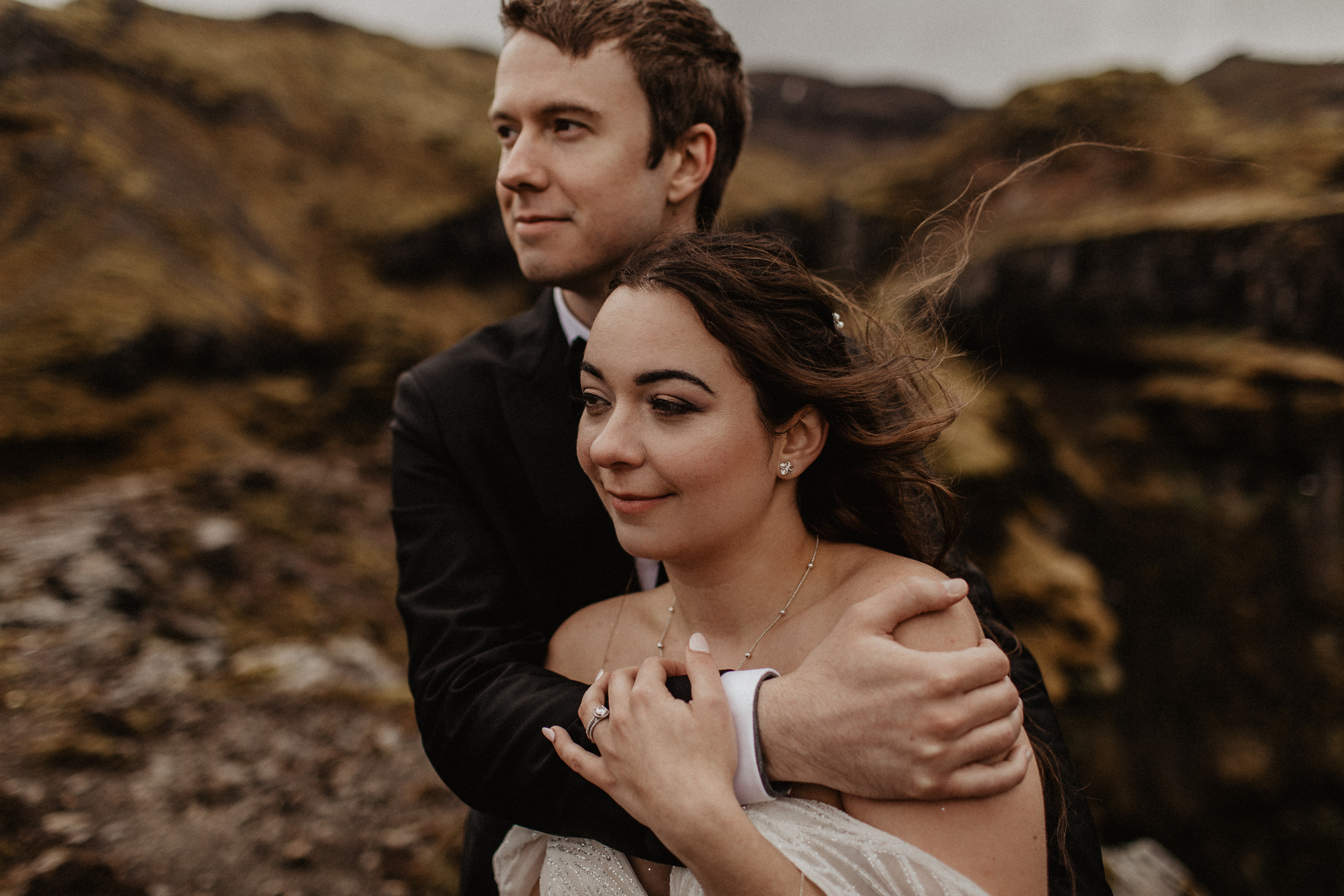 Elopement at secret canyon Iceland and diamond black beach. Iceland elopement photo and video | Nikolaichik Photo