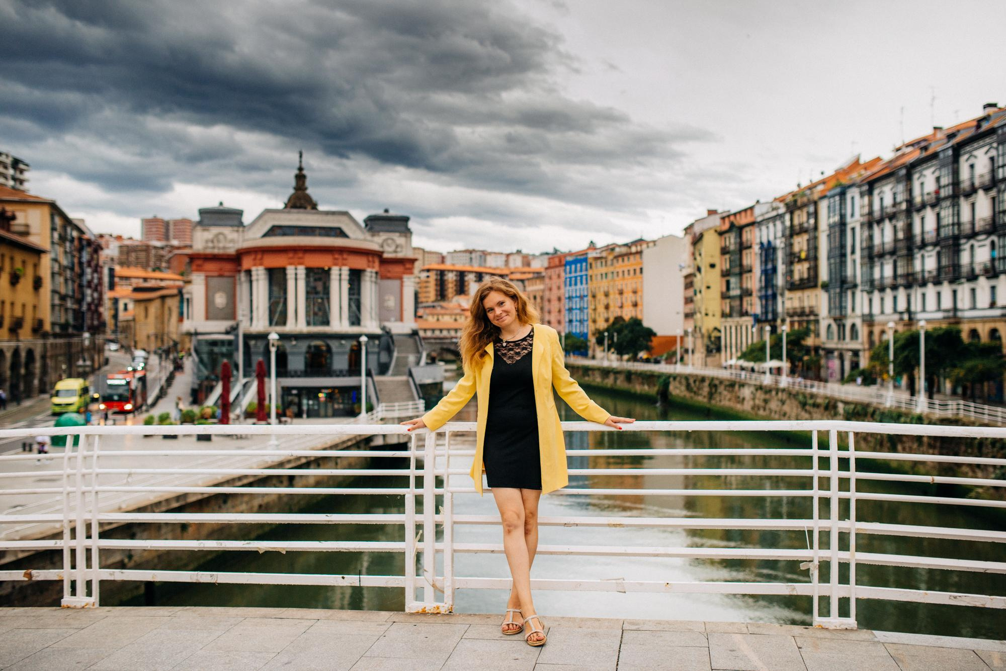Daria, foto paseo por Bilbao. Photographer in Bilbao Irina Makou