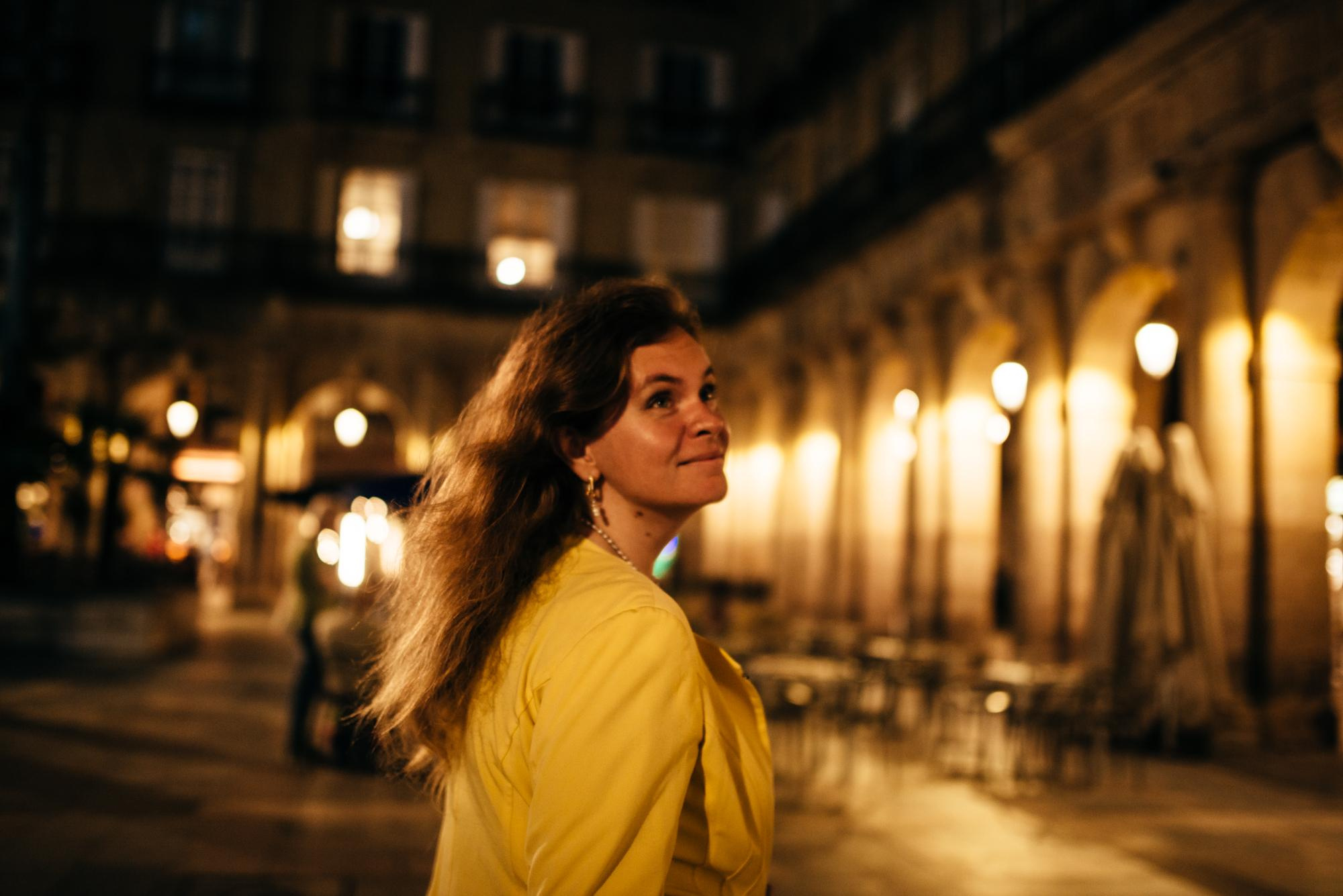 Daria, foto paseo por Bilbao. Photographer in Bilbao Irina Makou