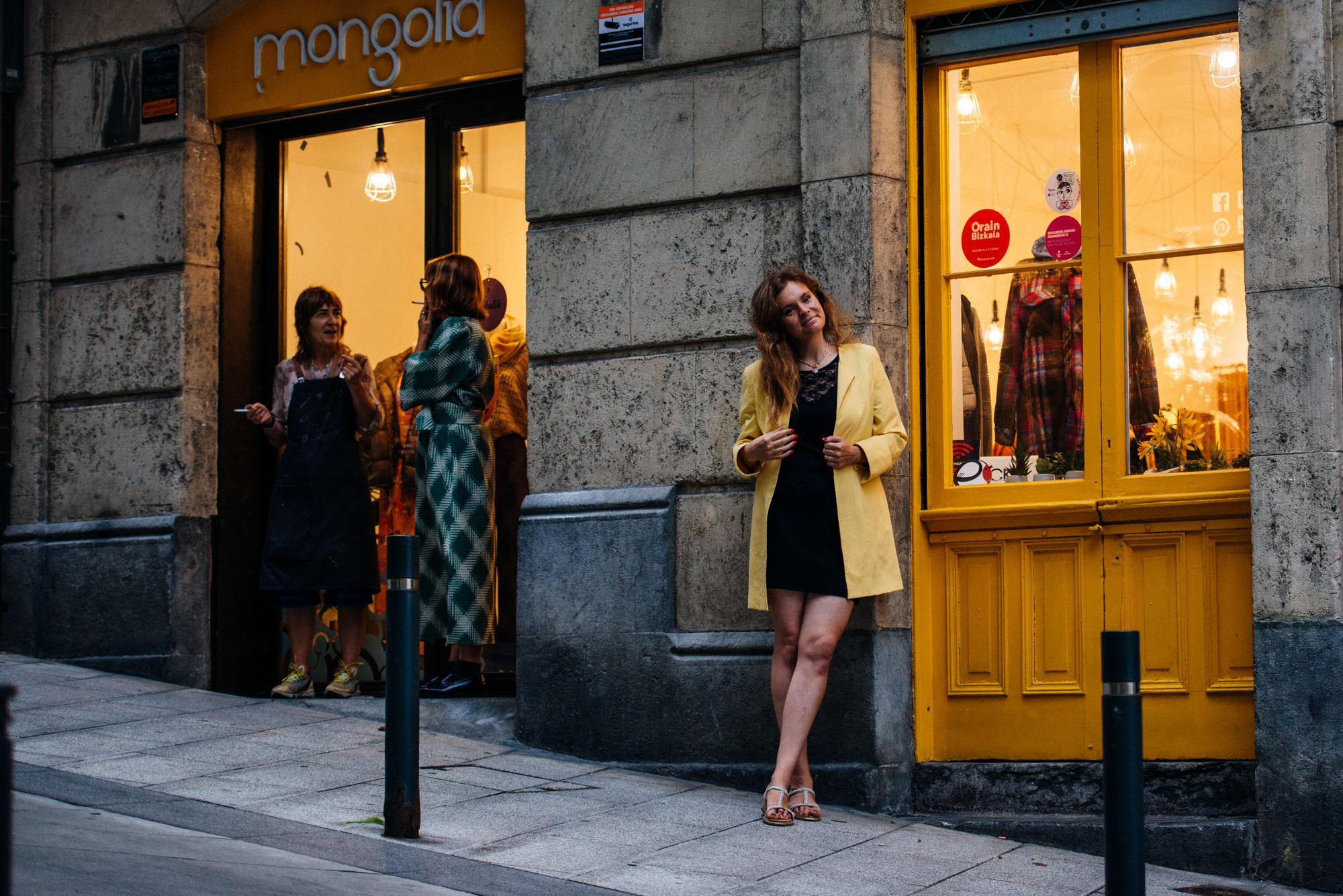 Daria, foto paseo por Bilbao. Photographer in Bilbao Irina Makou