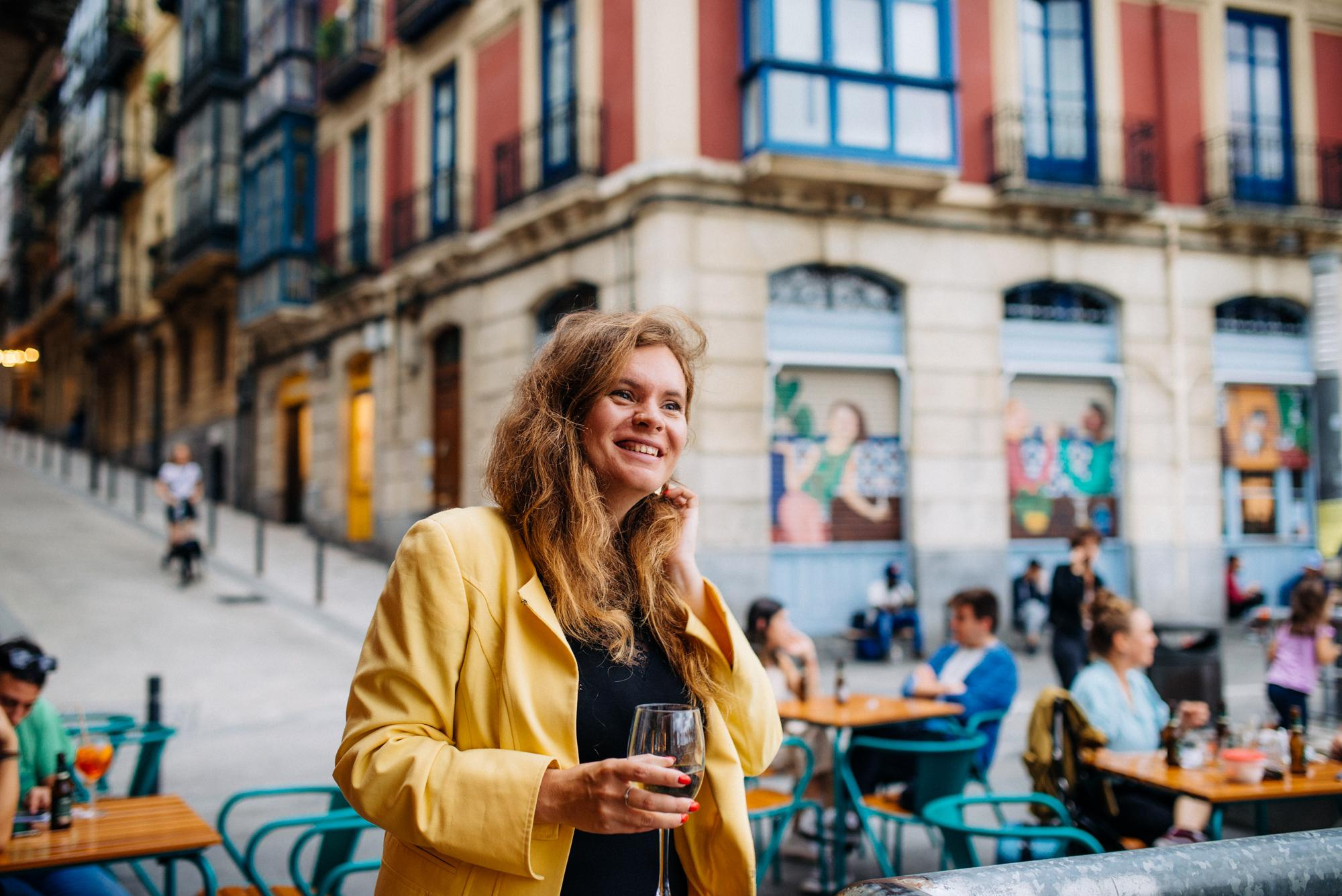 Daria, foto paseo por Bilbao. Photographer in Bilbao Irina Makou