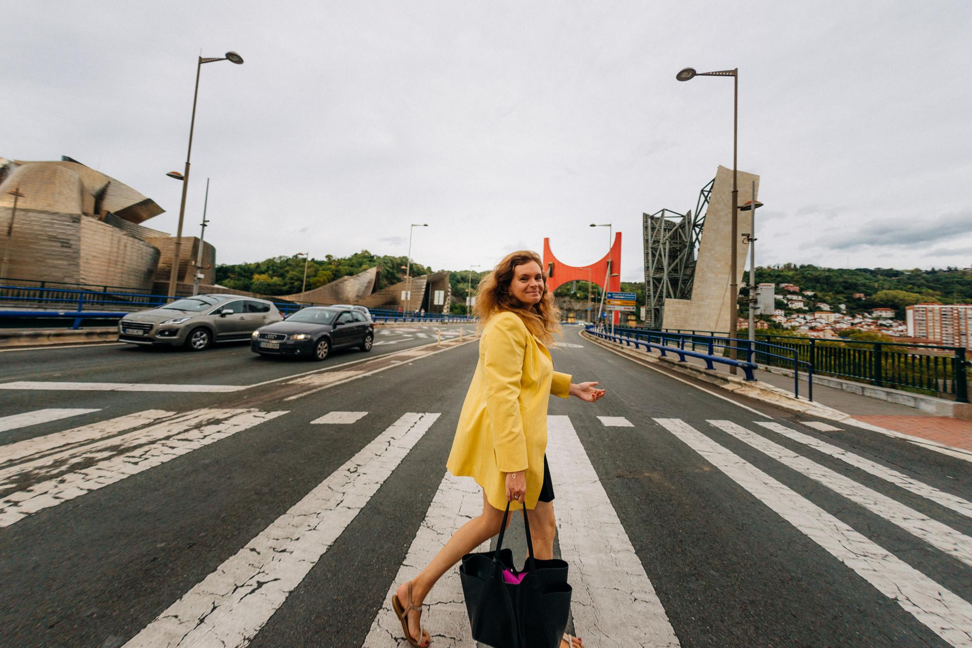 Daria, foto paseo por Bilbao. Photographer in Bilbao Irina Makou