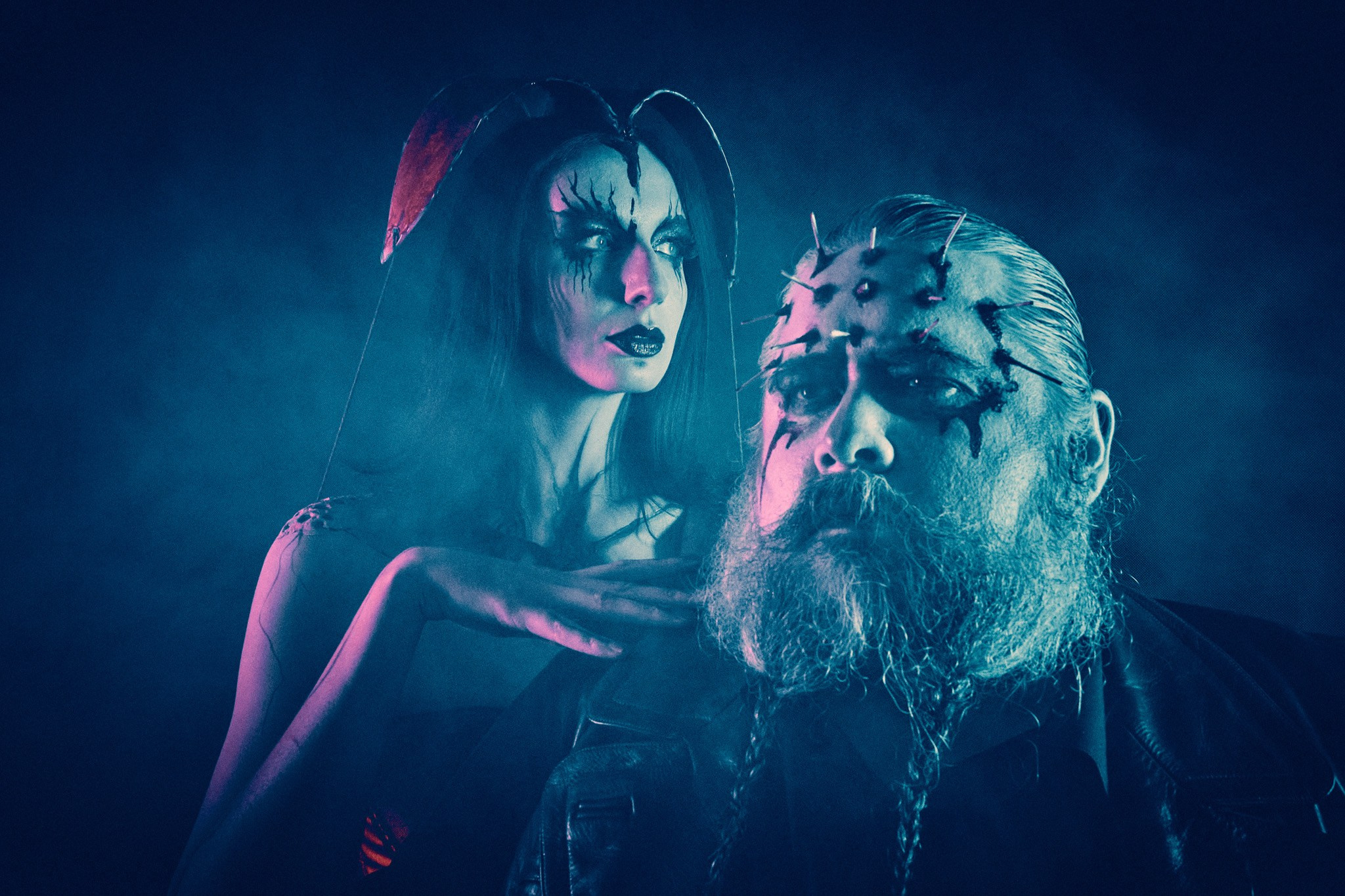 Fotograf portretowy Andriej Szypiłow - sesja na Halloween - Addams Cenobite. Portrait photographer Andriej Szypilow - Halloween session - Addams Cenobite.