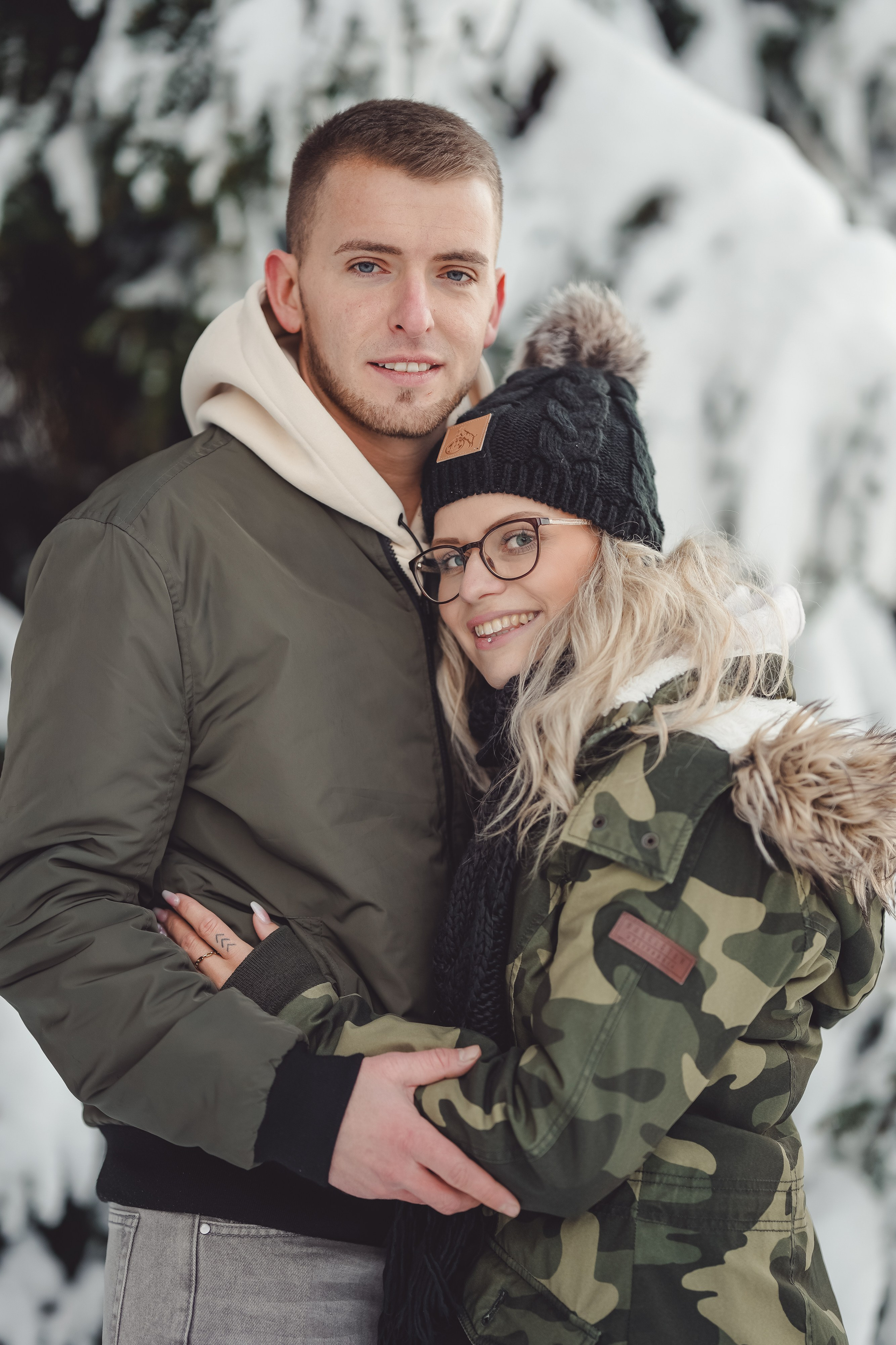 Winter Lovestory. Portraitfotografie in Gründau Elena Ohnstedt