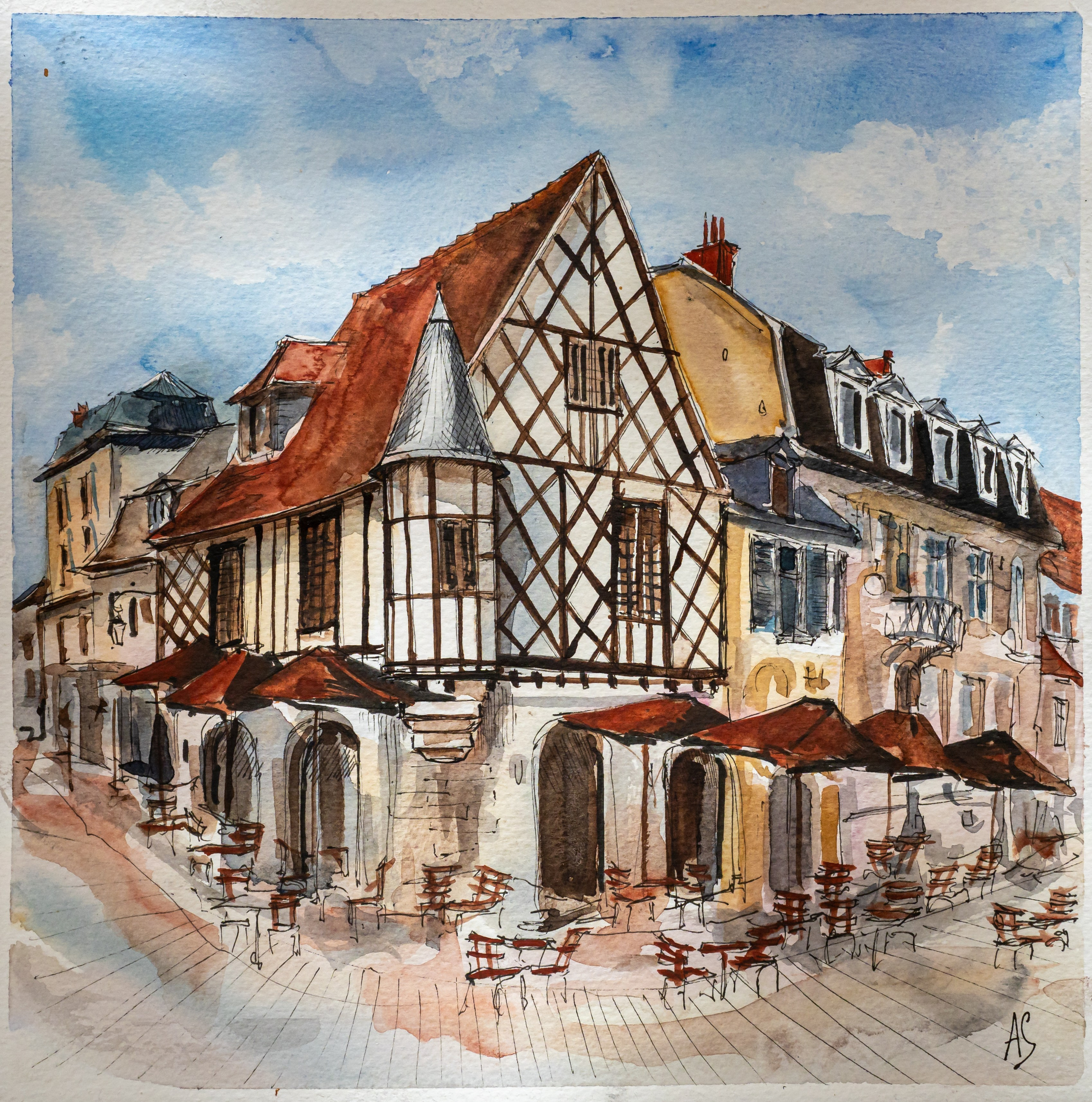 Angelina Sorokopud. Artiste à Strasbourg