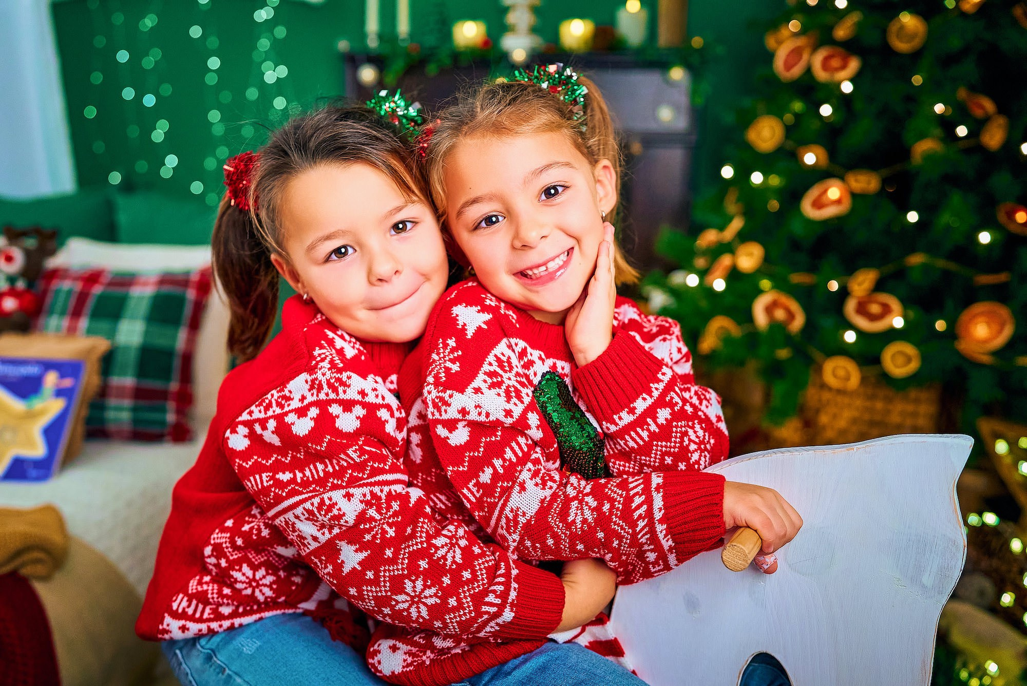 Sesión de fotos Navidad Tenerife. Fotógrafos en Tenerife dedicados a la fotografía de bebes, niños y familia
