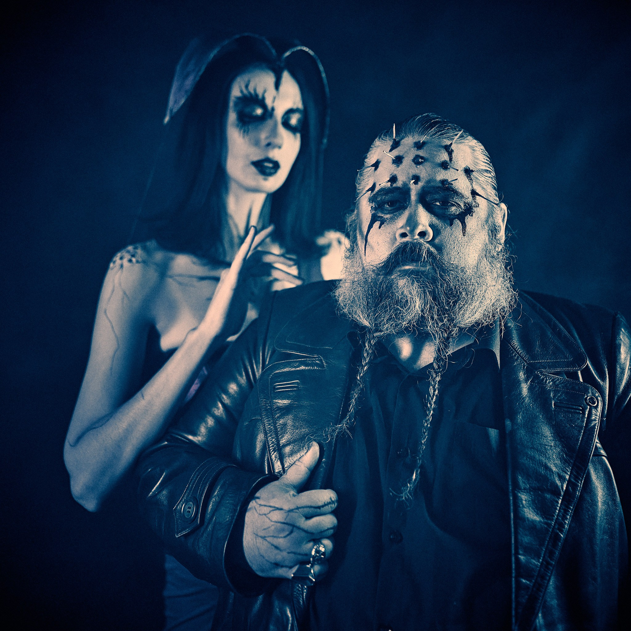 Fotograf portretowy Andriej Szypiłow - sesja na Halloween - Addams Cenobite. Portrait photographer Andriej Szypilow - Halloween session - Addams Cenobite.