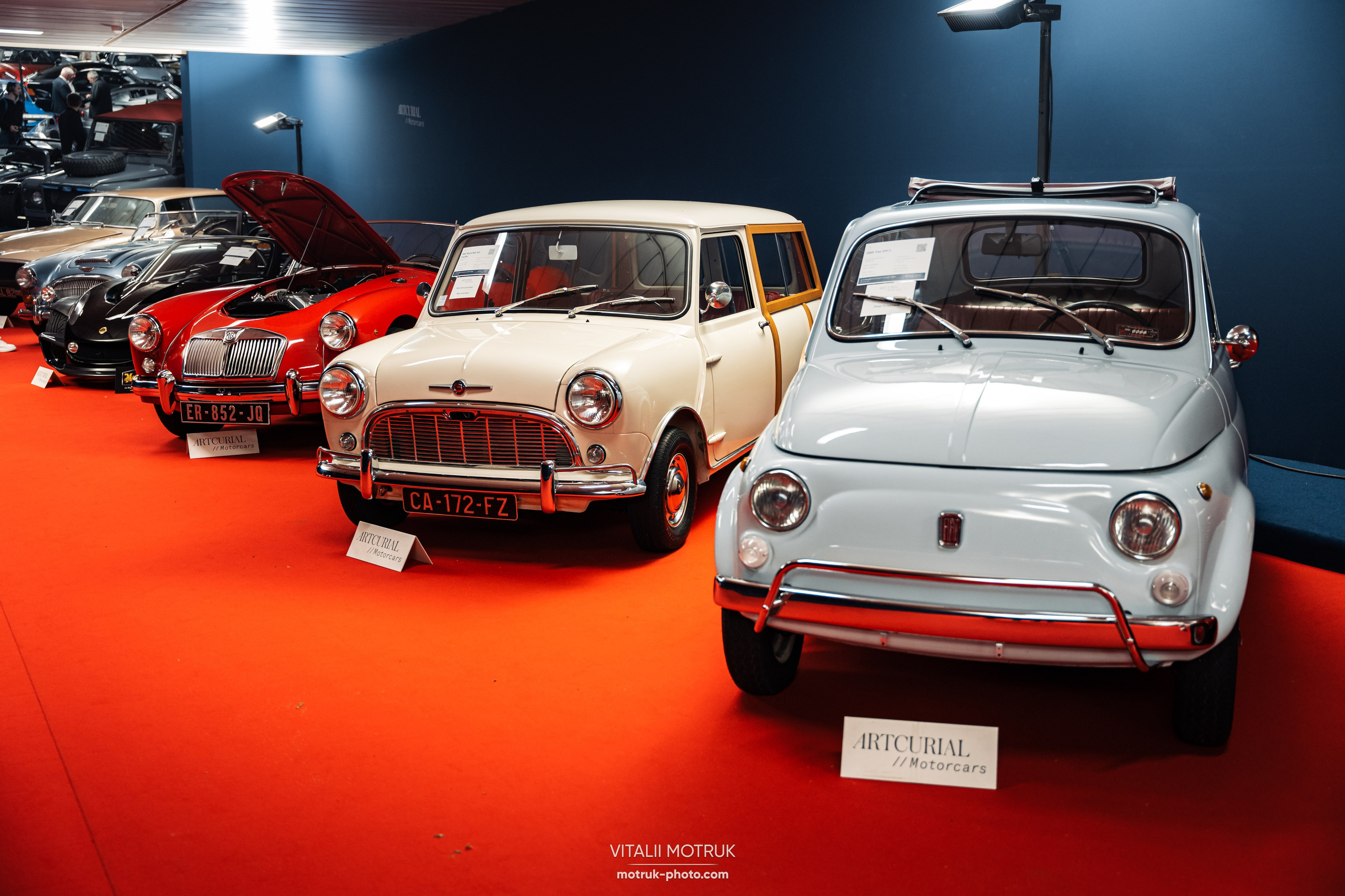 Artcurial Motorсars 2023. Photographe de voitures à Paris — Vitalii Motruk