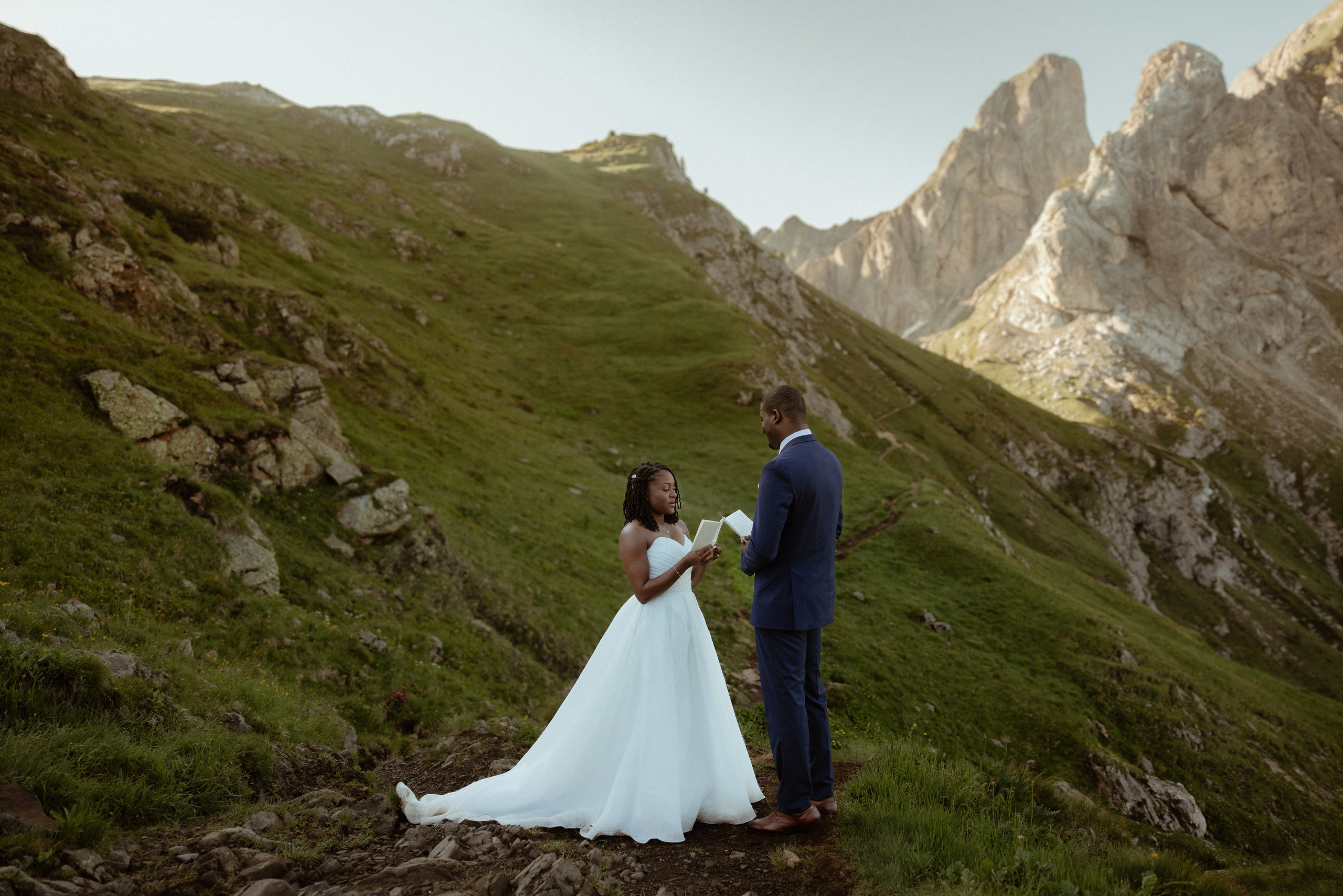 Ashley & Faisal’s sunrise Dolomites elopement. Iceland elopement photo and video | Nikolaichik Photo