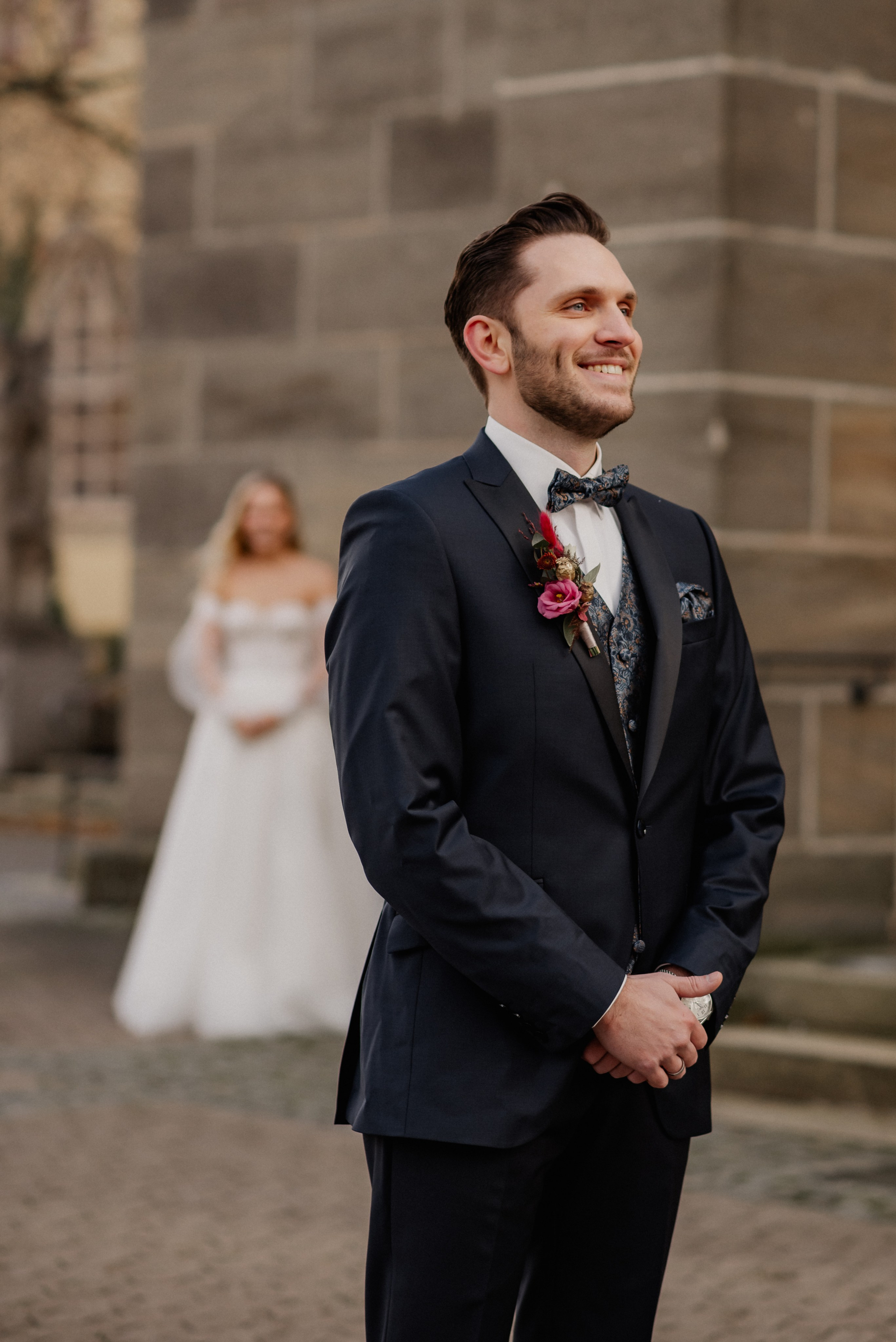 WINTER WEDDING IN NEUENDETTELSAU. Фотограф в Нюрнберге Ирина Менерт из Ансбаха
