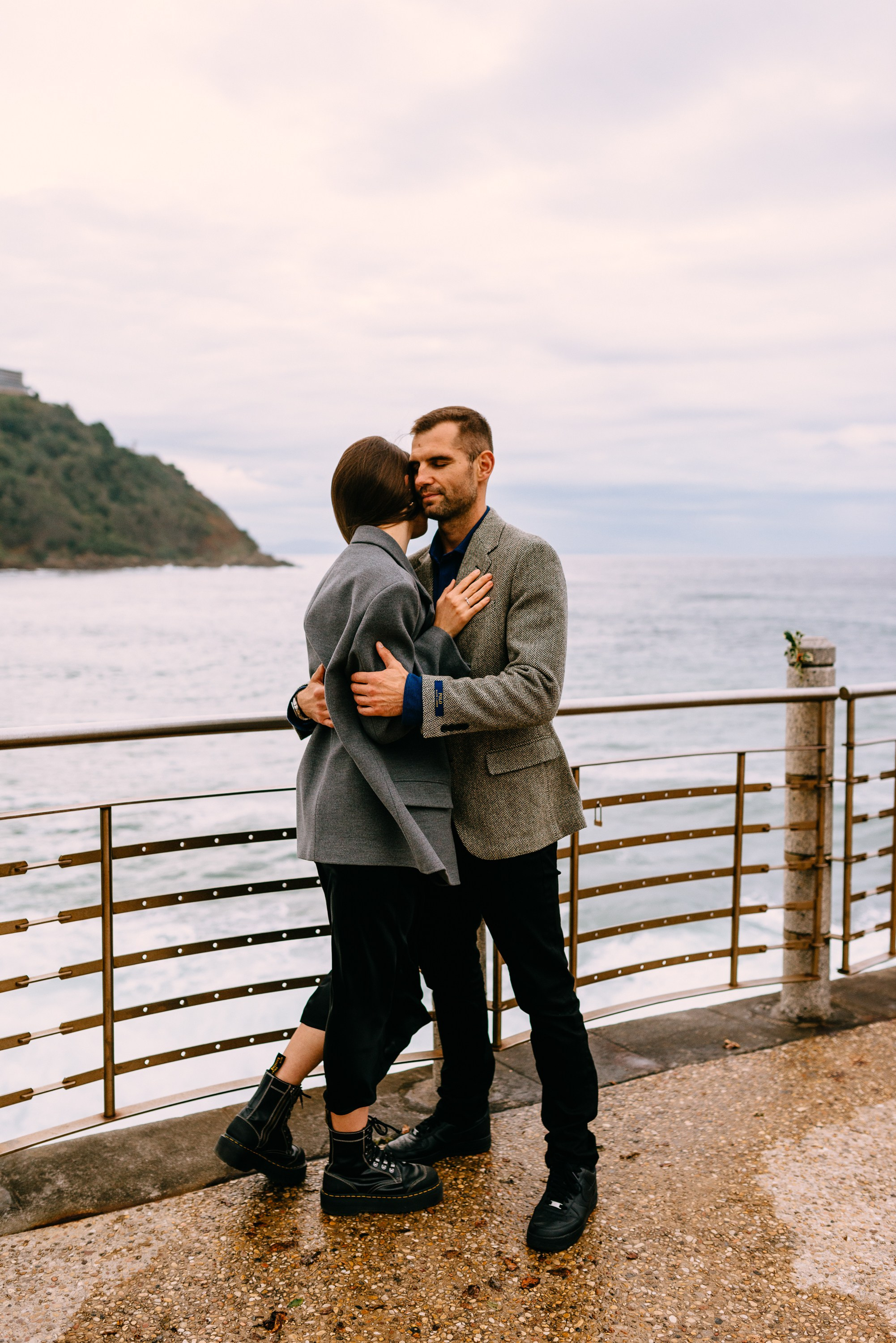 Mariage proposal in San-Sebastian Basque country. Photographer in Bilbao Irina Makou