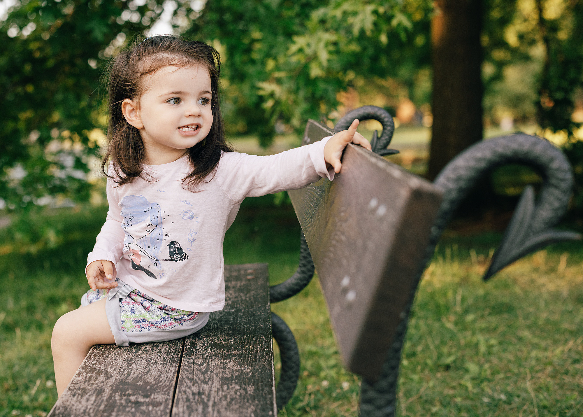 Семья в летнем парке. Прага. Семейный и свадебный фотограф в Праге Наталья Федори
