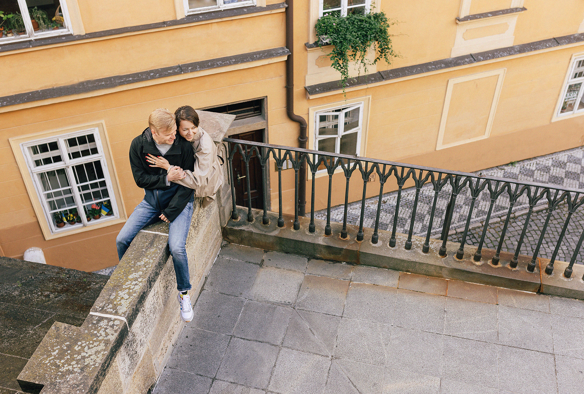 Вика и Женя в Праге. Family and wedding photographer in Prague Natalia Fedori