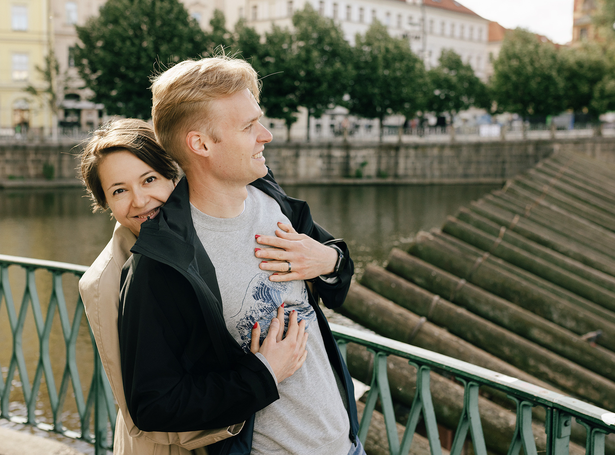Вика и Женя в Праге. Family and wedding photographer in Prague Natalia Fedori