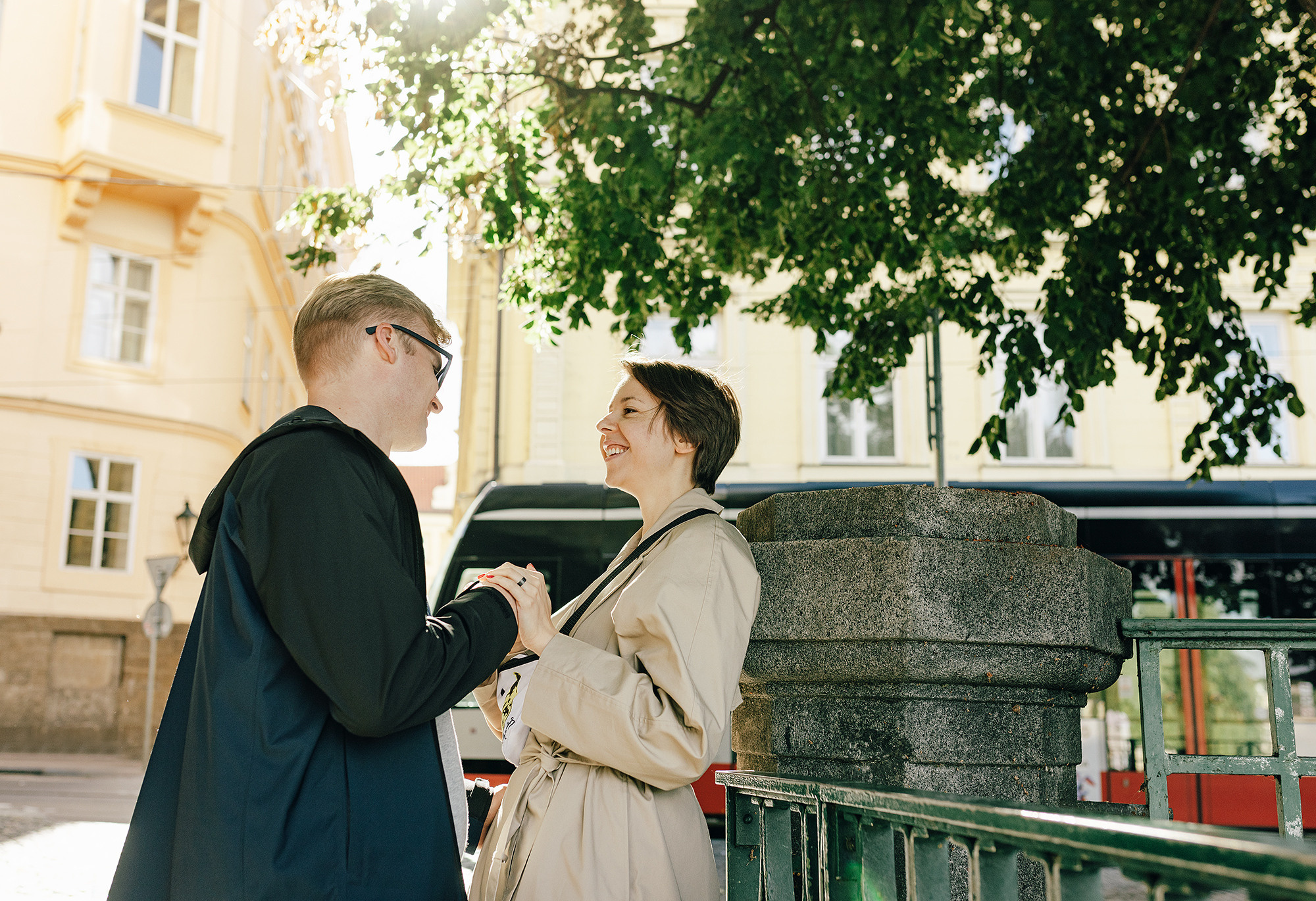 Вика и Женя в Праге. Family and wedding photographer in Prague Natalia Fedori