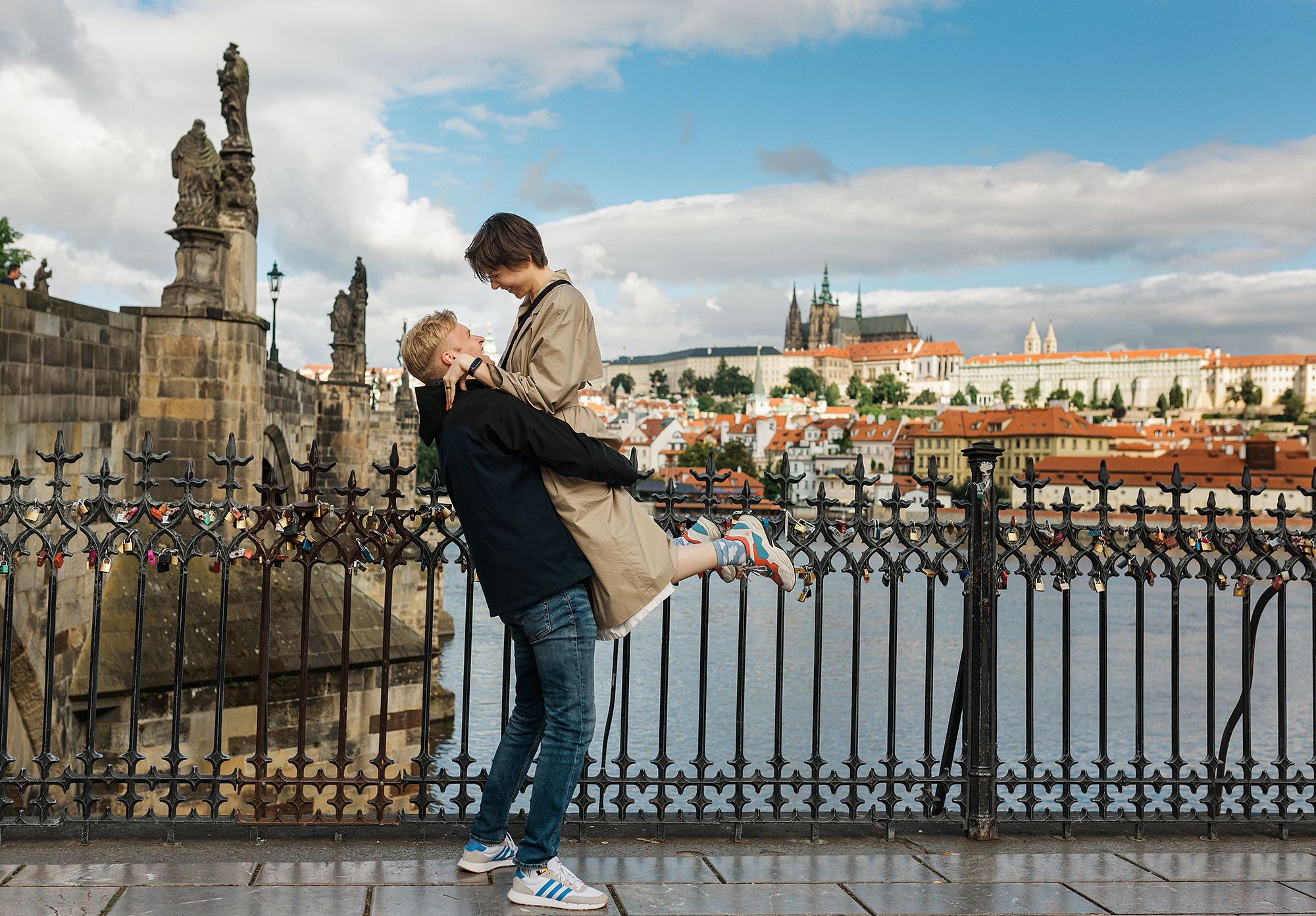 Вика и Женя в Праге. Family and wedding photographer in Prague Natalia Fedori