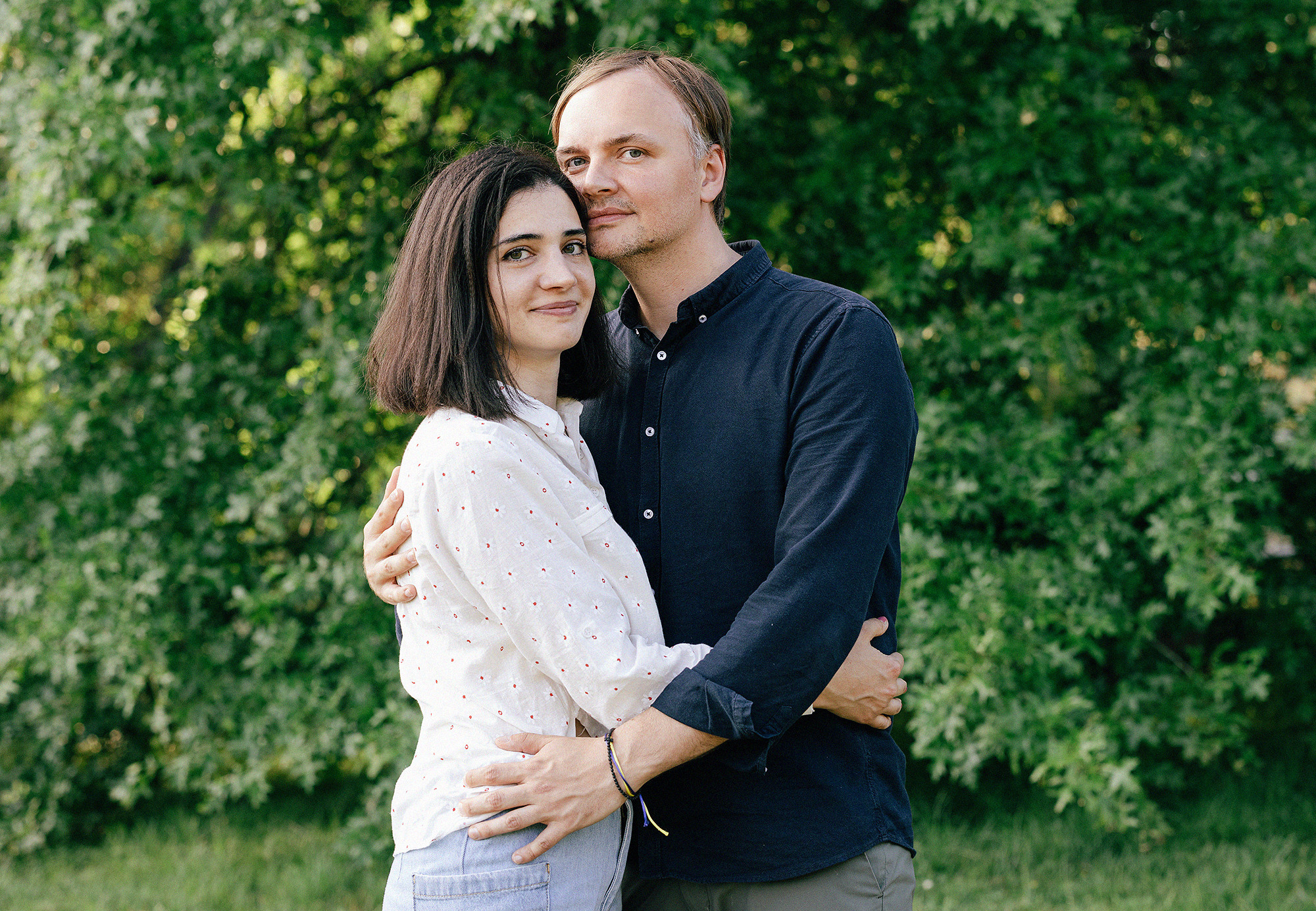Семья в летнем парке. Прага. Семейный и свадебный фотограф в Праге Наталья Федори