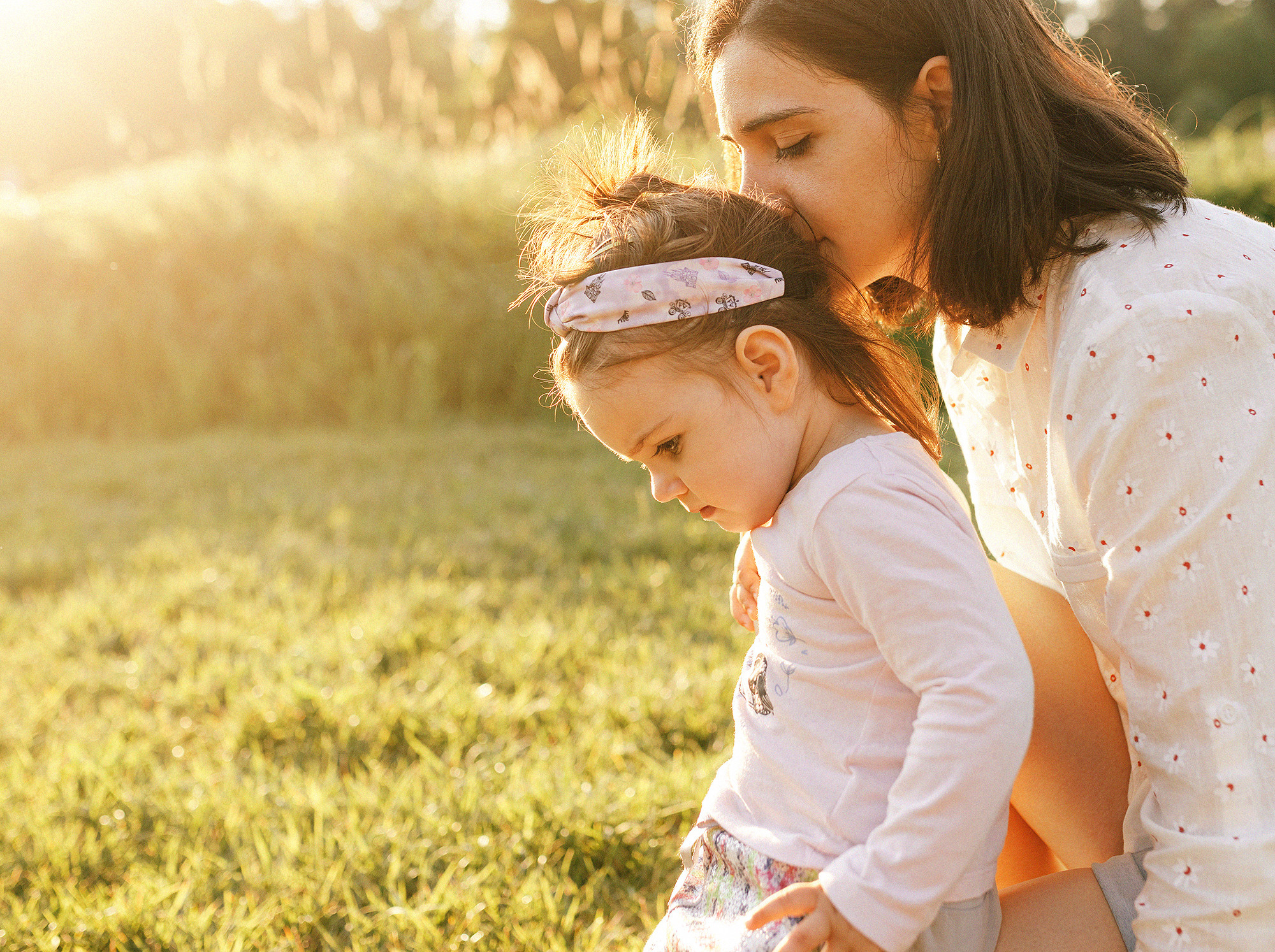 Семья в летнем парке. Прага. Семейный и свадебный фотограф в Праге Наталья Федори