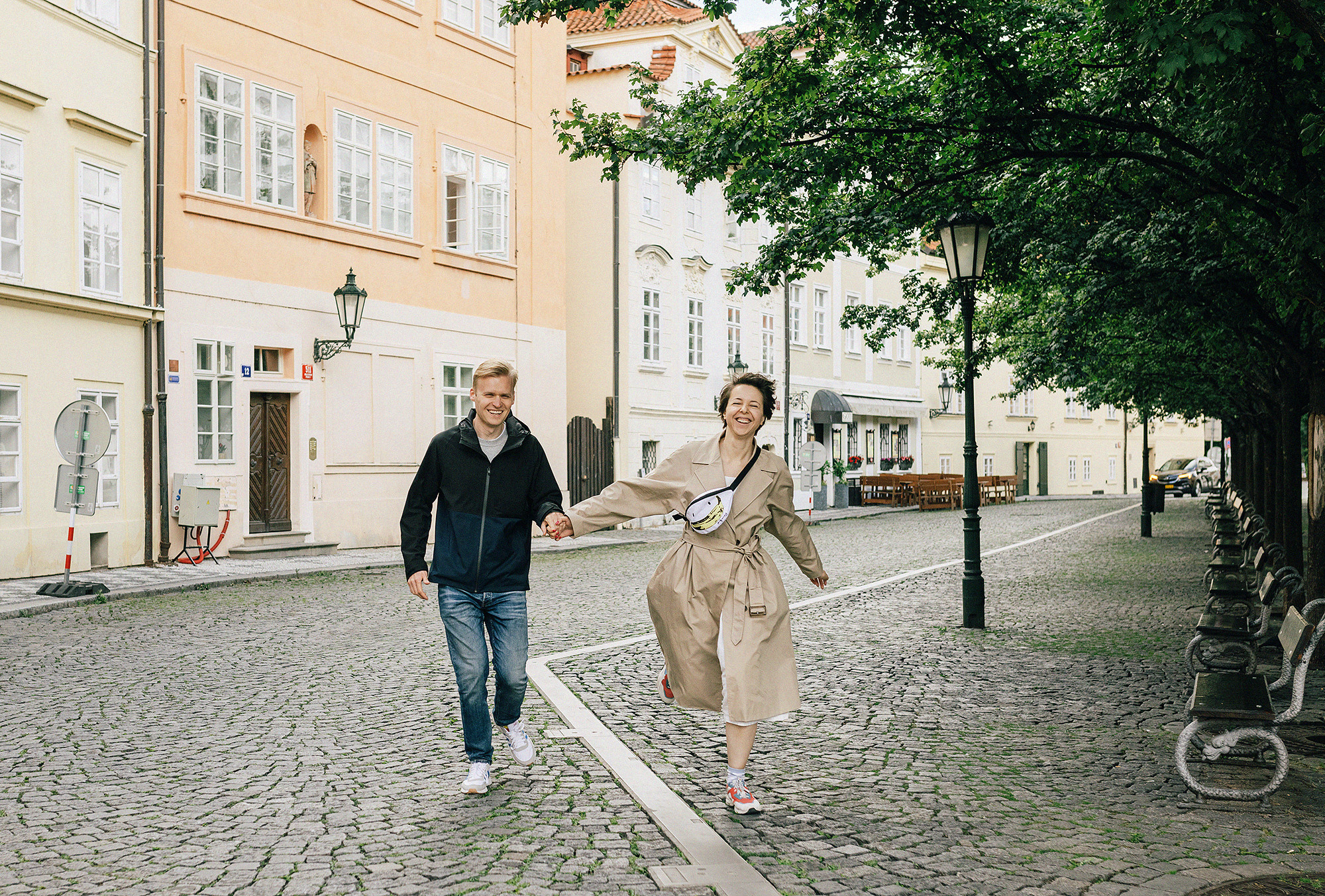 Вика и Женя в Праге. Family and wedding photographer in Prague Natalia Fedori