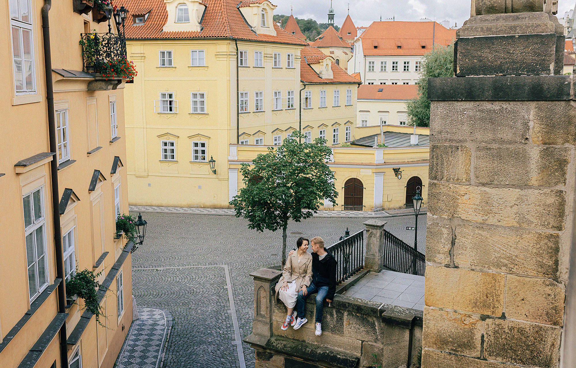 Вика и Женя в Праге. Family and wedding photographer in Prague Natalia Fedori