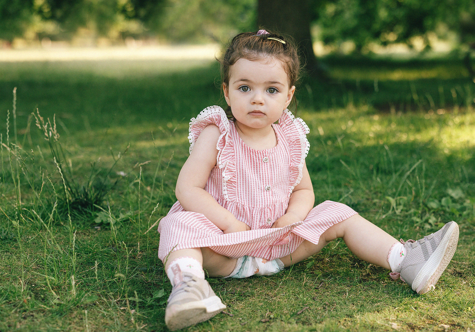 Семья в летнем парке. Прага. Семейный и свадебный фотограф в Праге Наталья Федори
