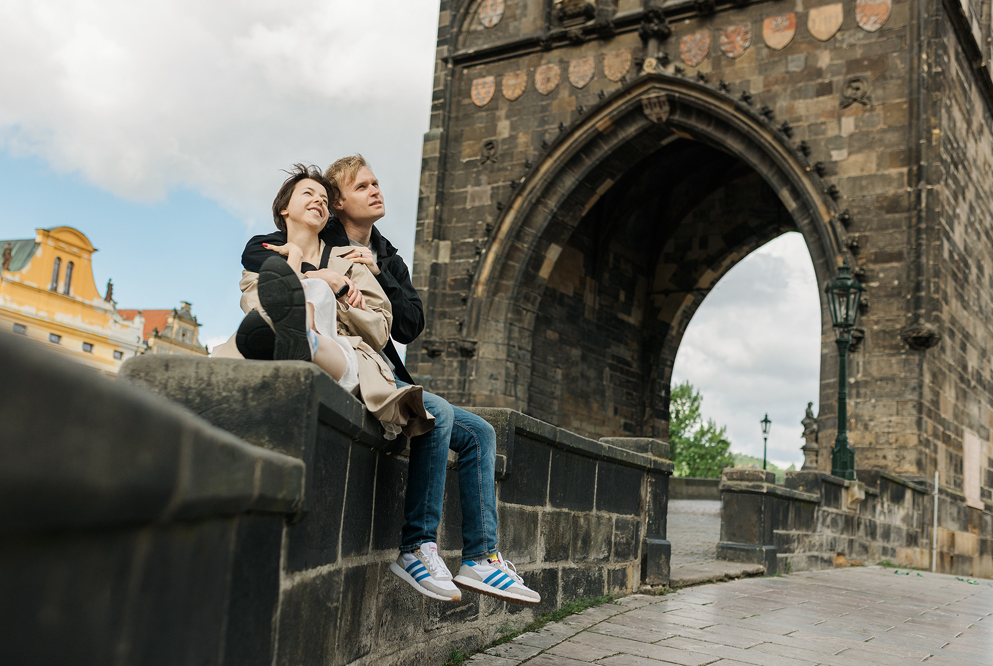 Вика и Женя в Праге. Family and wedding photographer in Prague Natalia Fedori
