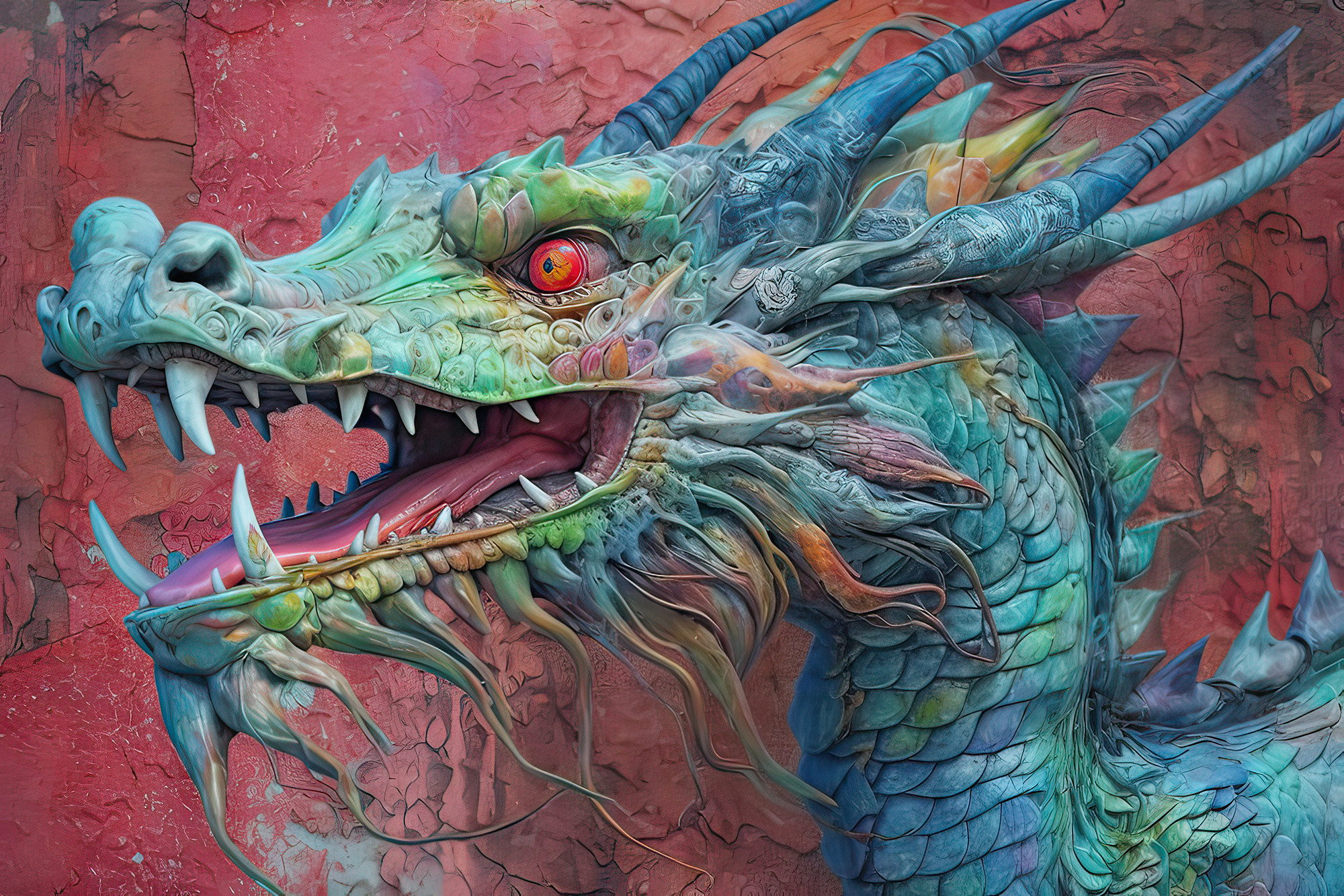 Dragon. Artwork #6 from Collection “Sacred Animals”