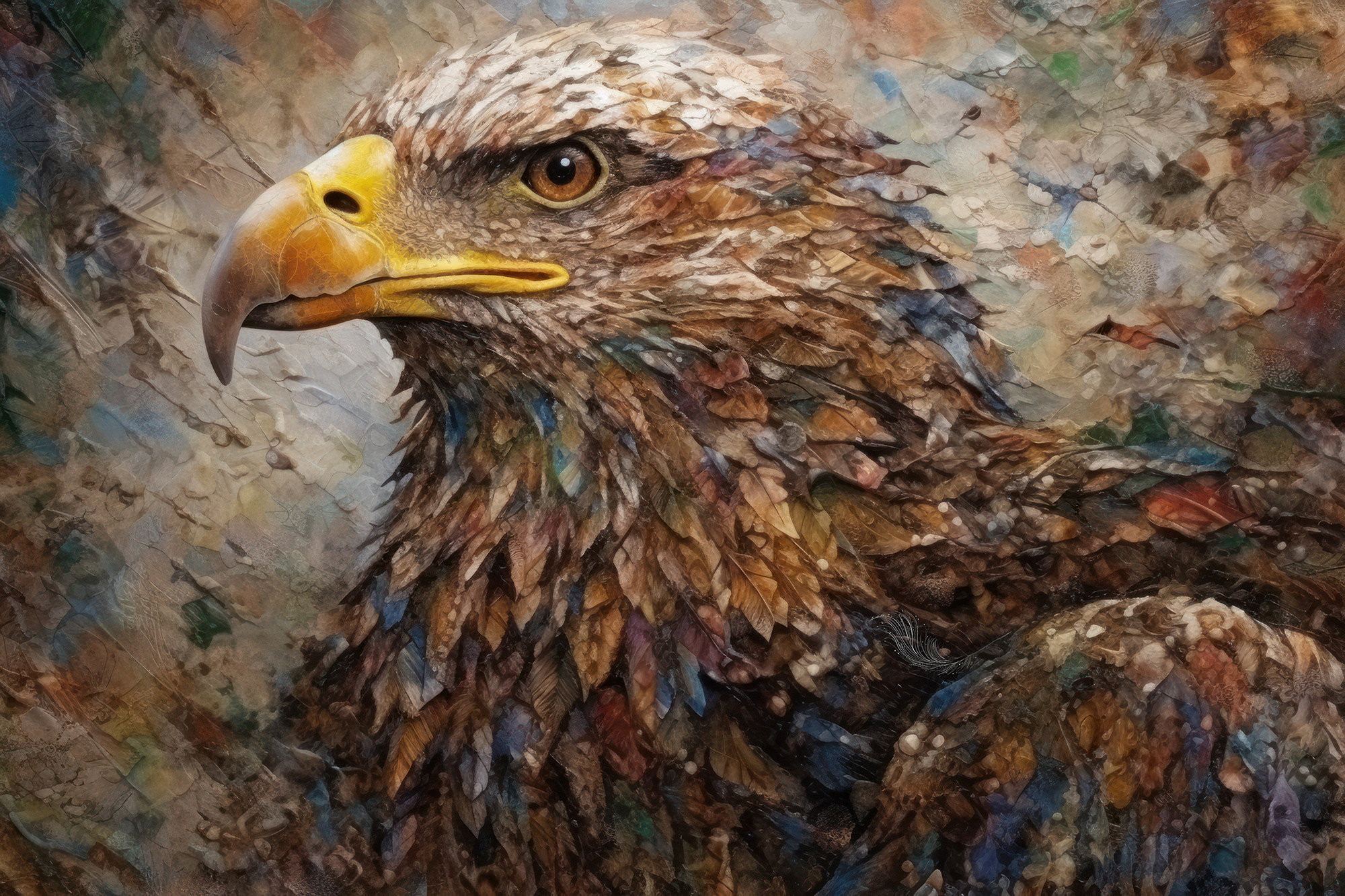 Eagle. Artwork #32 from Collection “Sacred Animals”