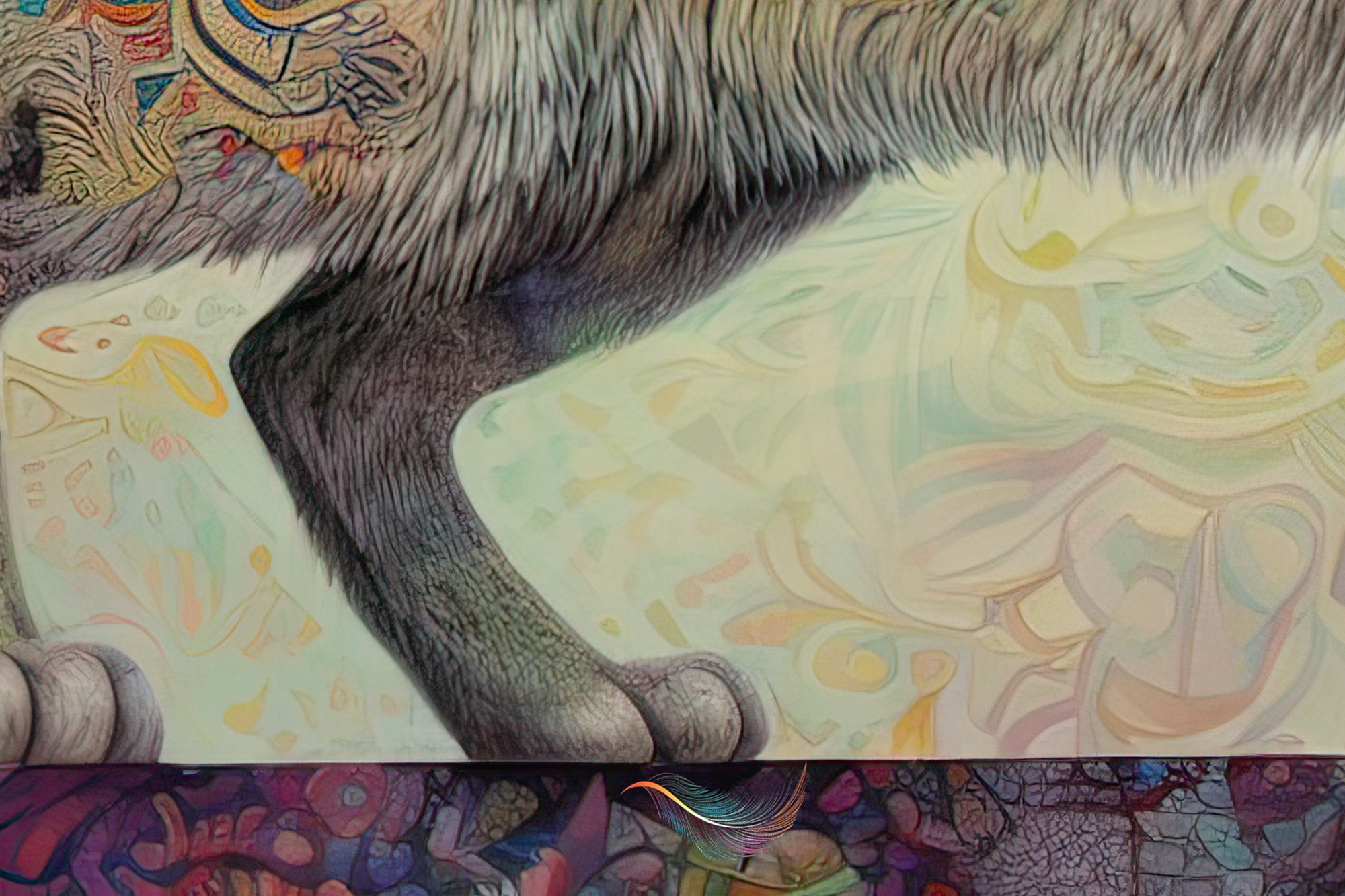 Cat Collection Sacred Animals Artwork #22 Lolly Shine. Lolly Shine. Contemporary digital artist