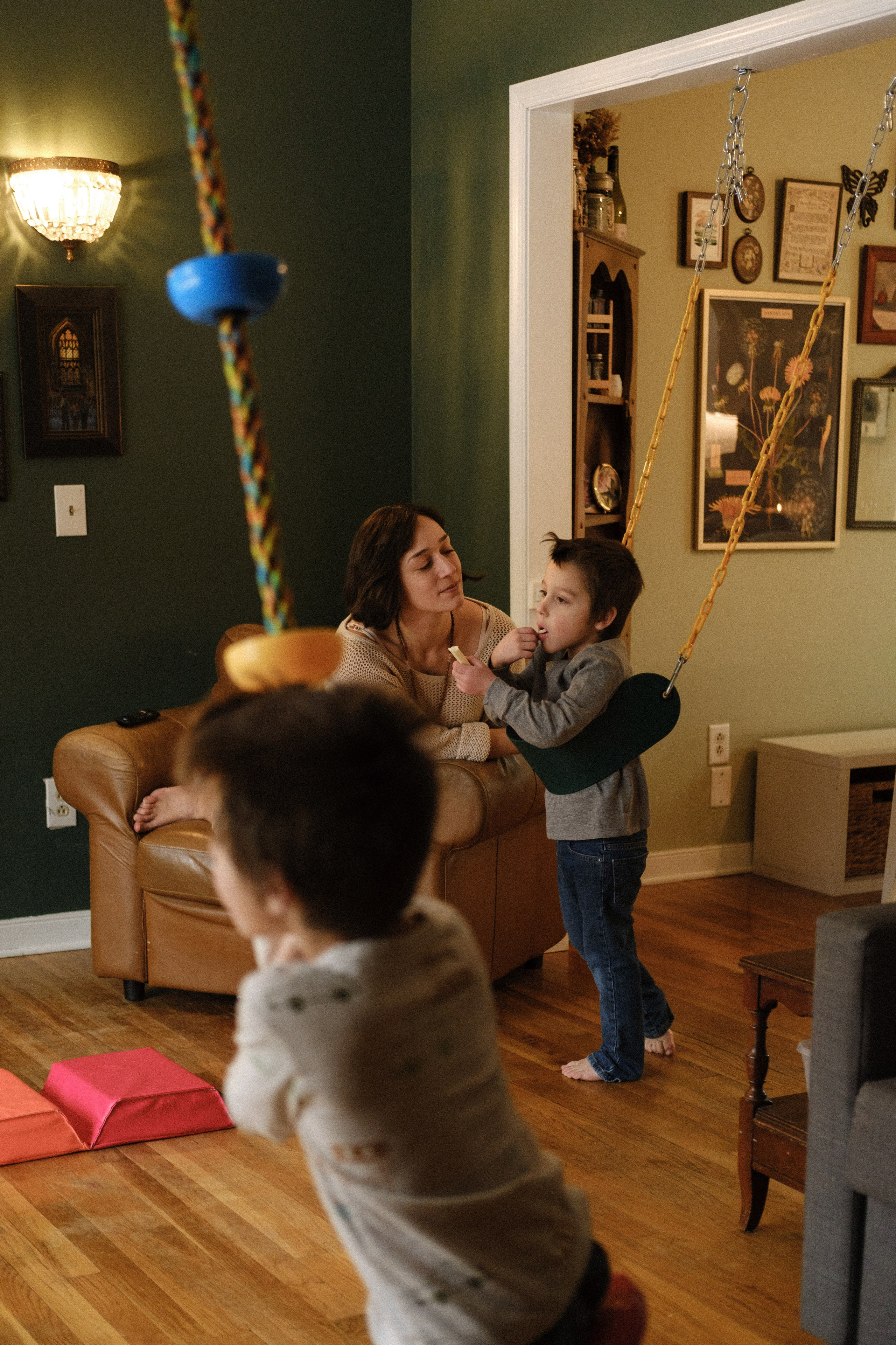 Unscripted family session highlighting ‘takiwātanga’—their own time and space