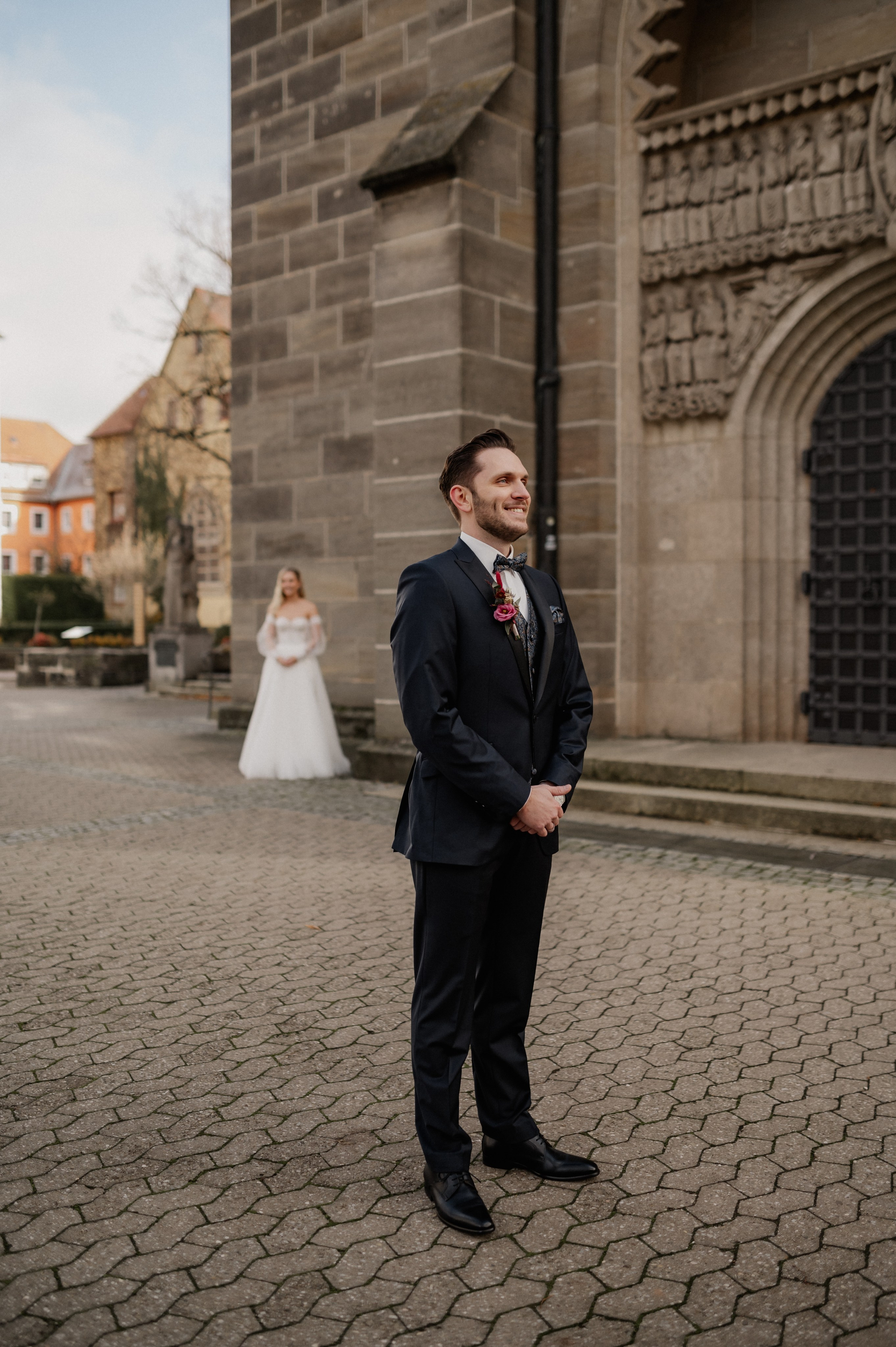 WINTER WEDDING IN NEUENDETTELSAU. Фотограф в Нюрнберге Ирина Менерт из Ансбаха