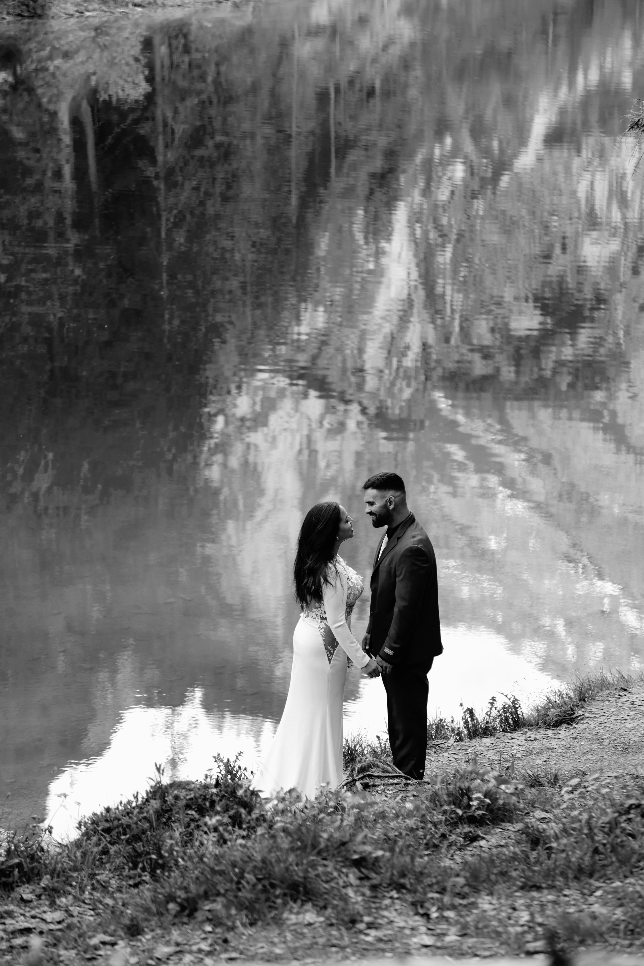 wedding ceremony on Lake Braies