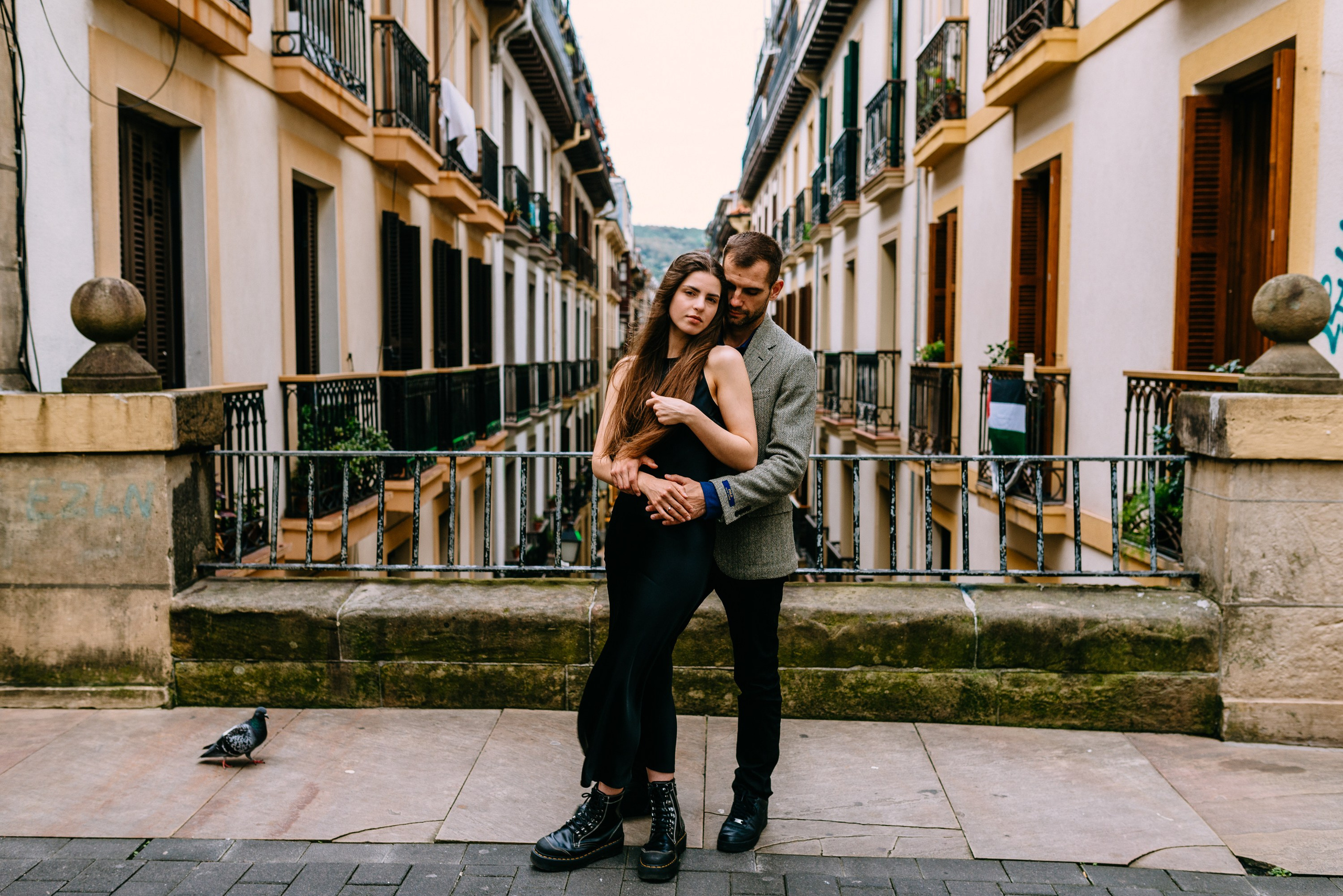 Mariage proposal in San-Sebastian Basque country. Photographer in Bilbao Irina Makou