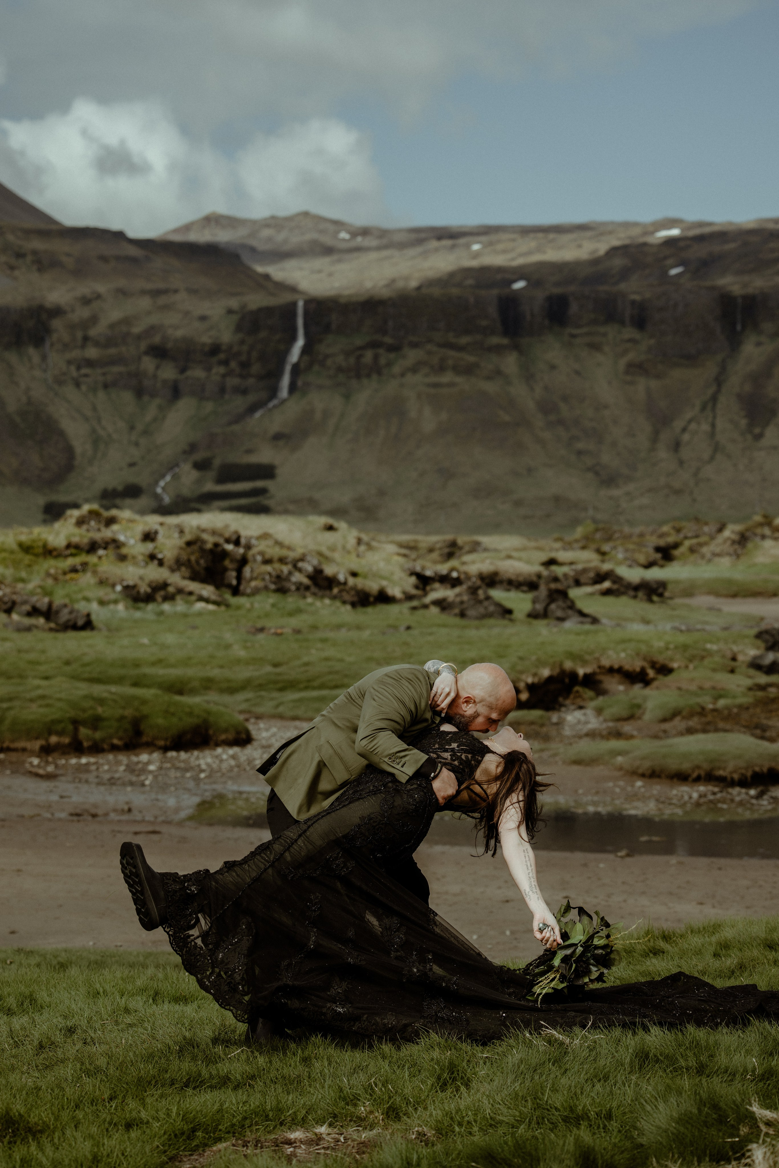 Viking inspired secret elopement in Iceland — wedding in Budir. Iceland elopement photo and video | Nikolaichik Photo