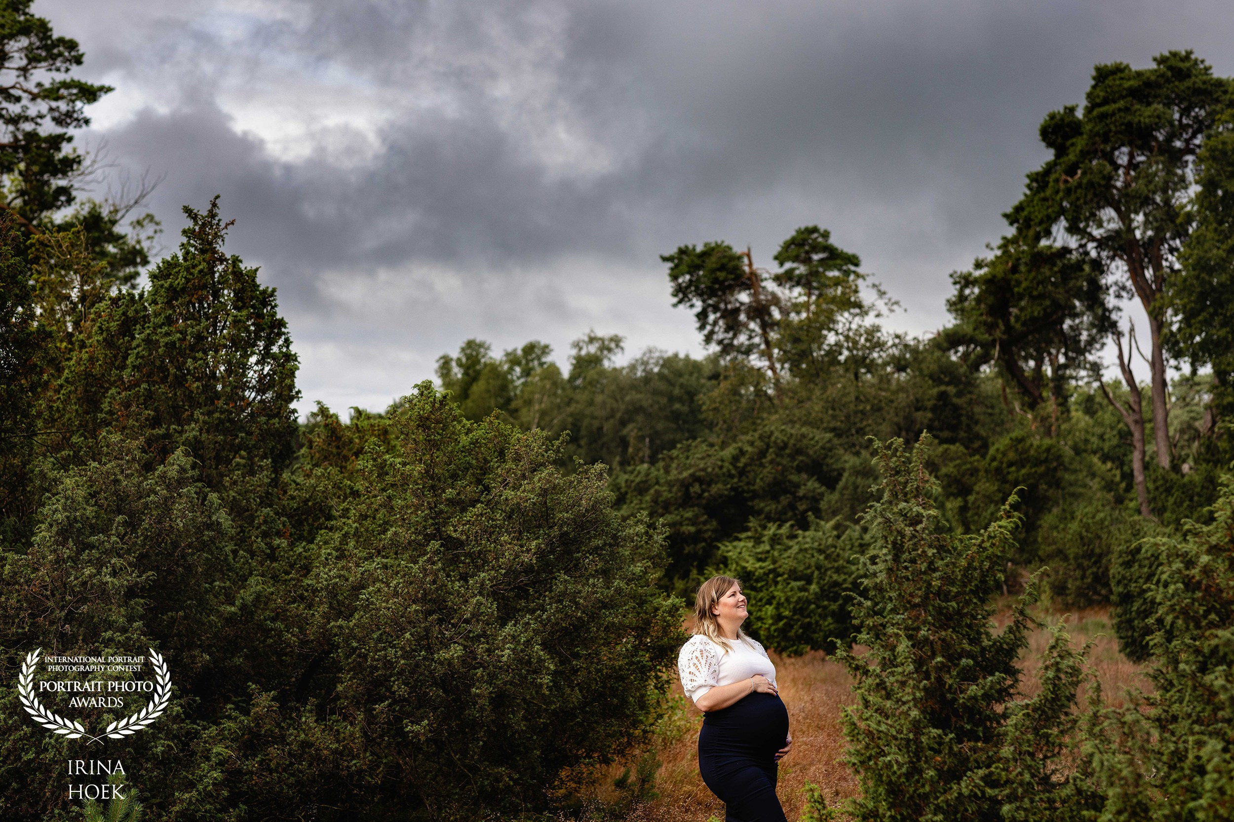 Zwangerschapsfoto award. Fotograaf Irina Hoek.