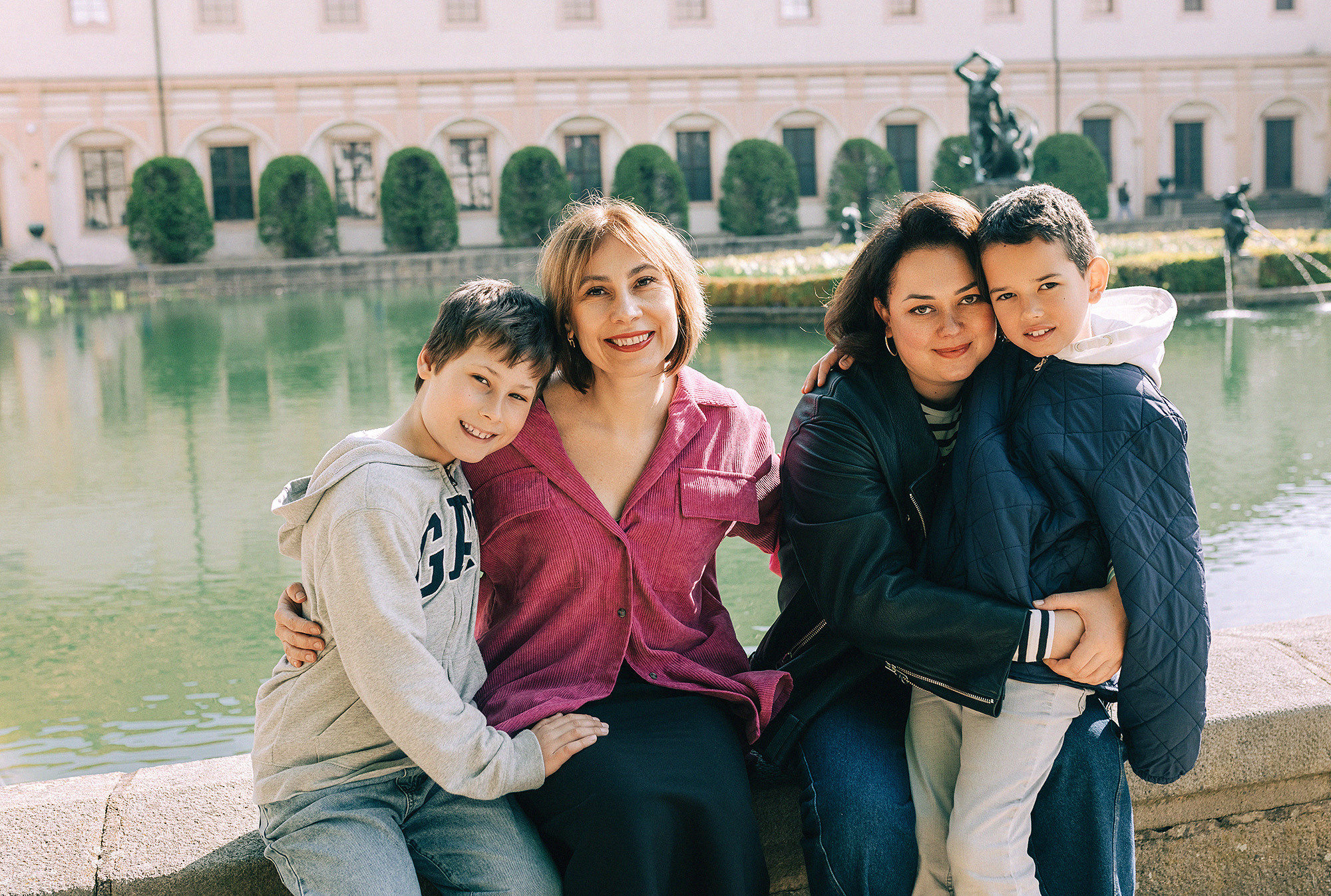 Лена+Адам+Рита+Максим. Family and wedding photographer in Prague Natalia Fedori