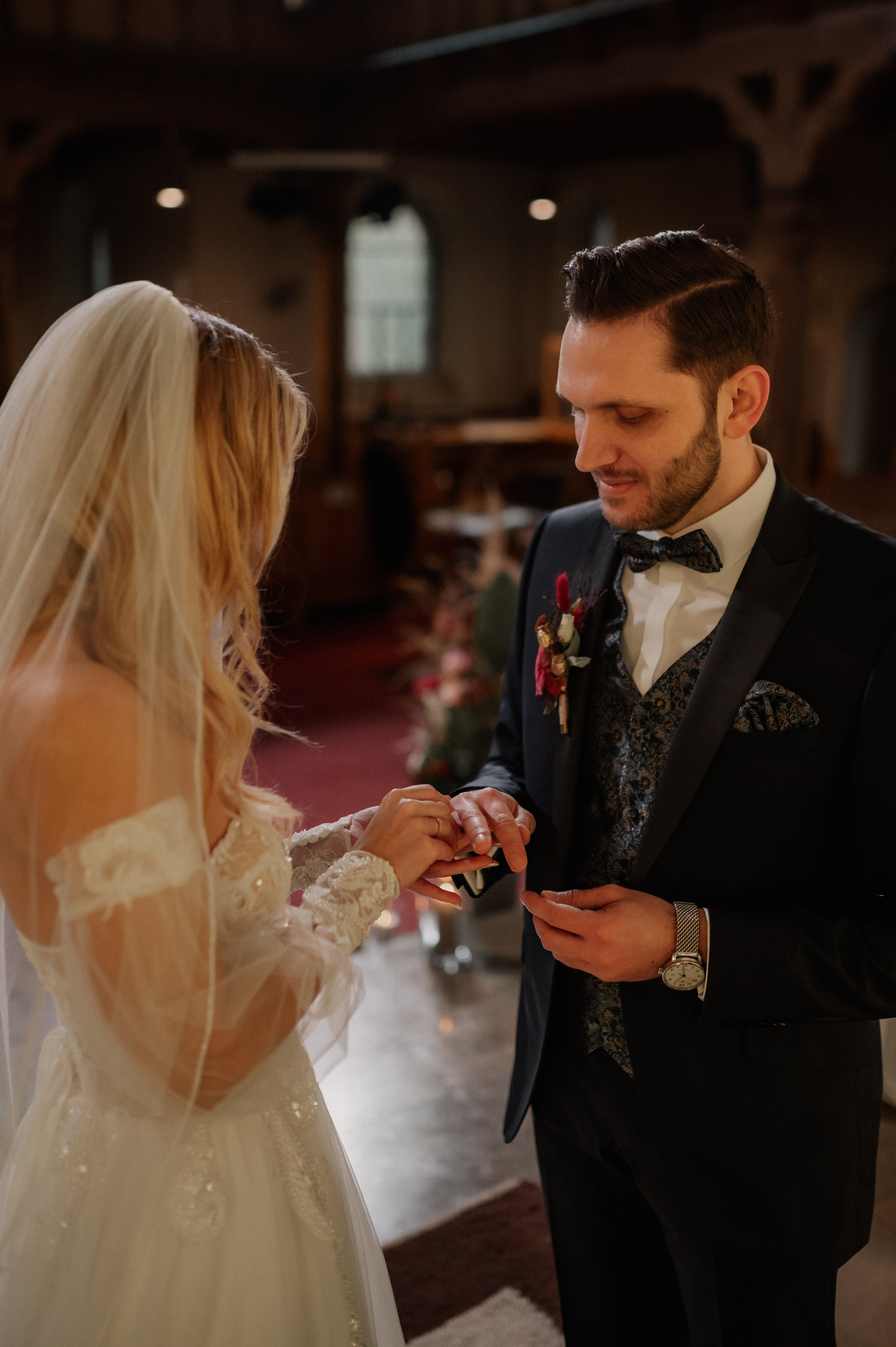 WINTER WEDDING IN NEUENDETTELSAU. Фотограф в Нюрнберге Ирина Менерт из Ансбаха