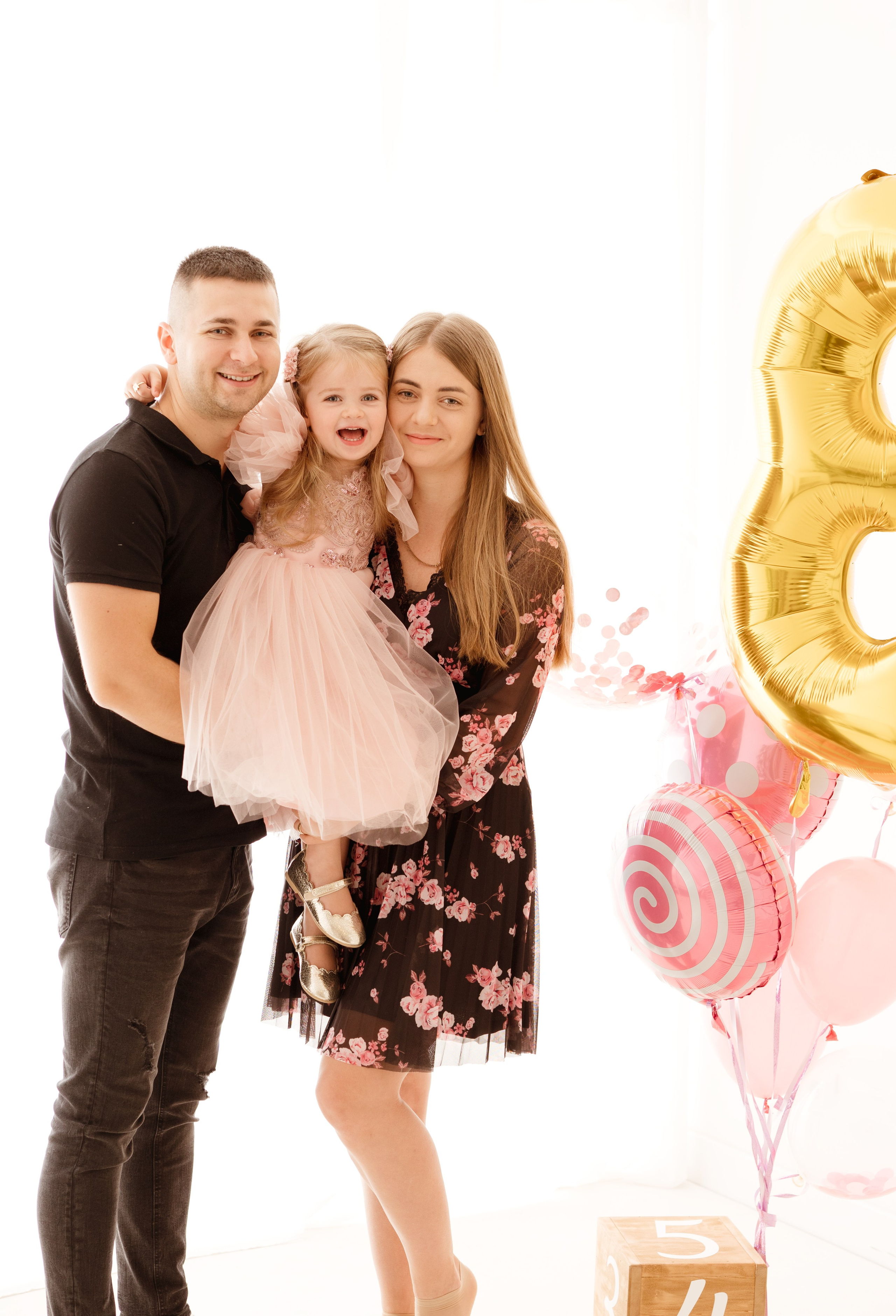 3 urodziny Emilki. Fotograf Łódź - sesja ciążowa, noworodkowa, dziecięca. Studio w Łodzi